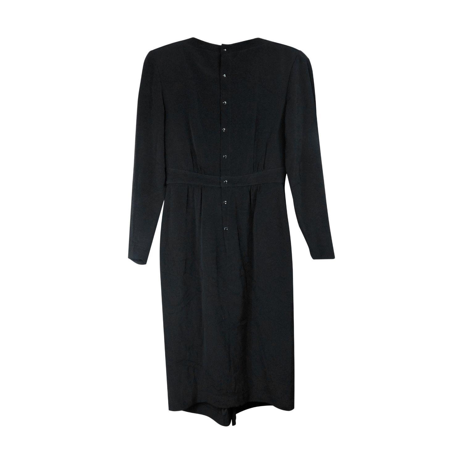Thierry Mugler 90’S THIERRY MUGLER V-NECKLINE MIDI DRESS Size M / US 6-8 / IT 42-44 - 2 Thumbnail