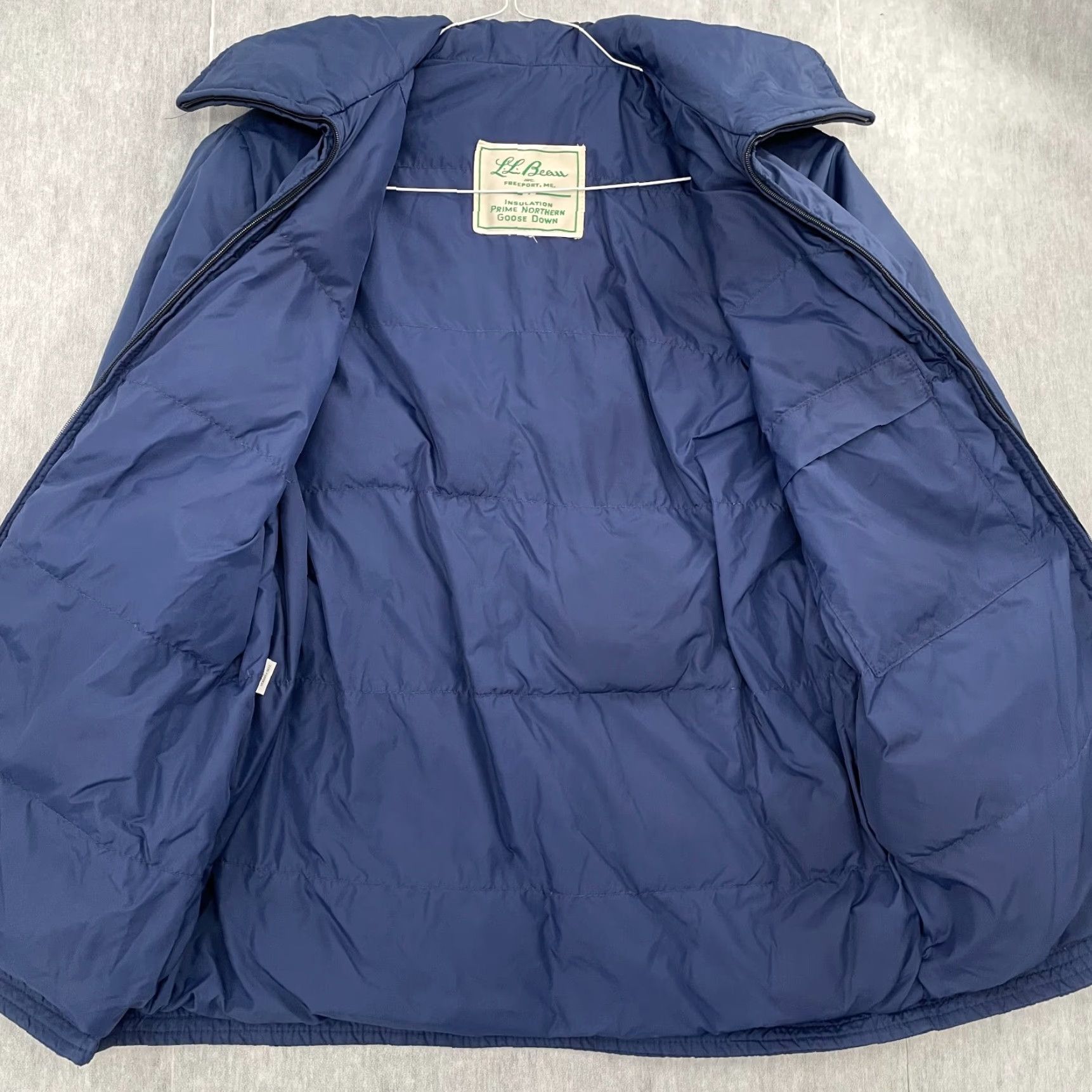 Vintage VINTAGE L.L. Bean Women's Down Parka Coat Long Winter Blue Full Zip Insulated Outdoor 90s Large Size L / US 10 / IT 46 - 3 Thumbnail