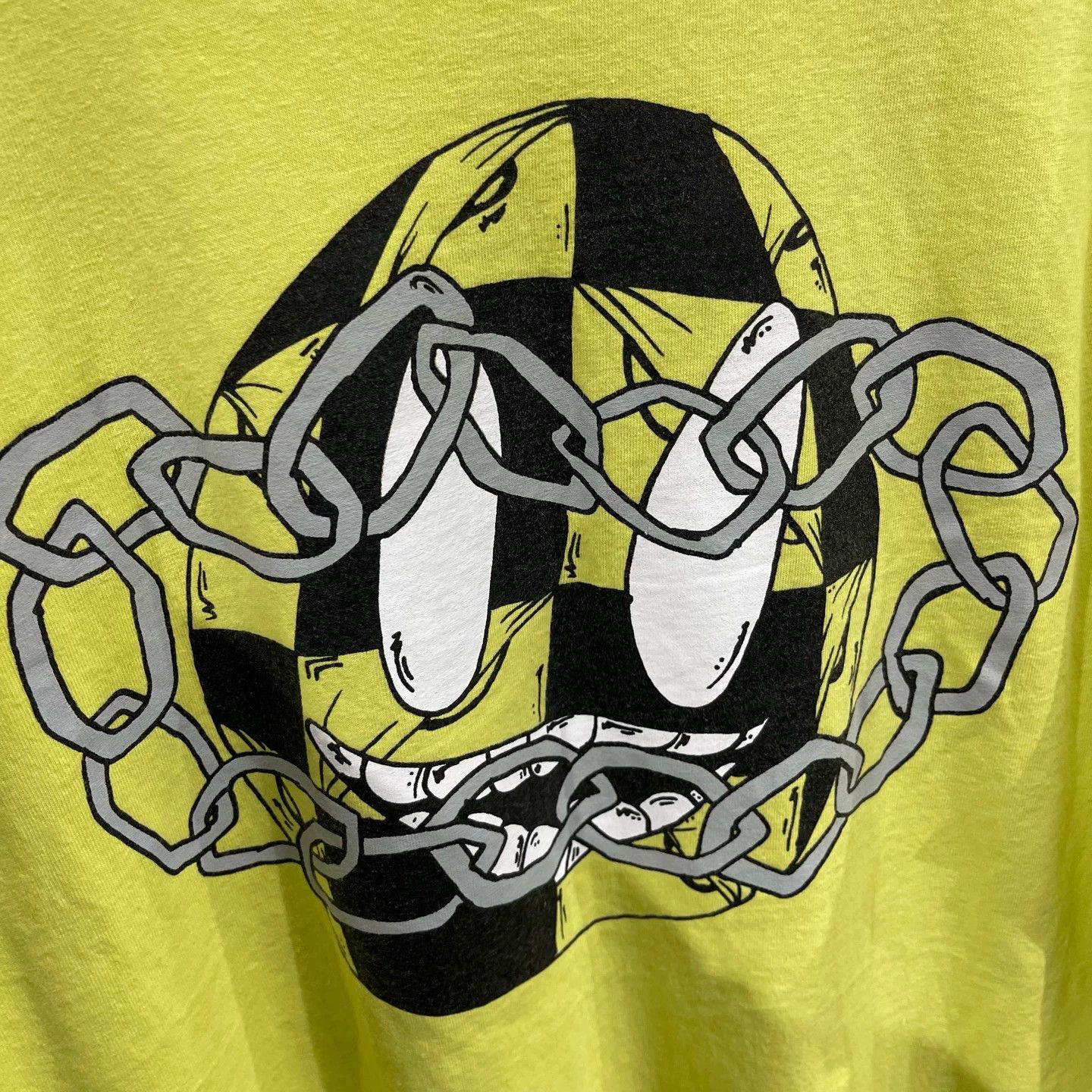 Chrome Hearts Chrome Hearts Mattyboy Neon Green Doodle Tee XL Size US XL / EU 56 / 4 - 5 Thumbnail