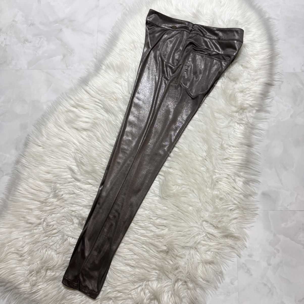 Chanel Runway Chanel COCO Embellished Super Stretch Pants Leggings Size 36" / US 14 / IT 50 - 12 Thumbnail