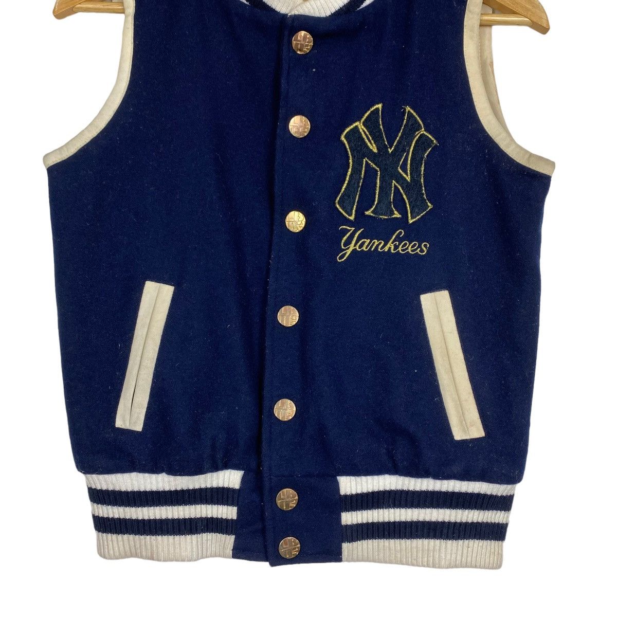 MLB New York Yankees Small Logo Wool Vest Size US S / EU 44-46 / 1 - 5 Thumbnail