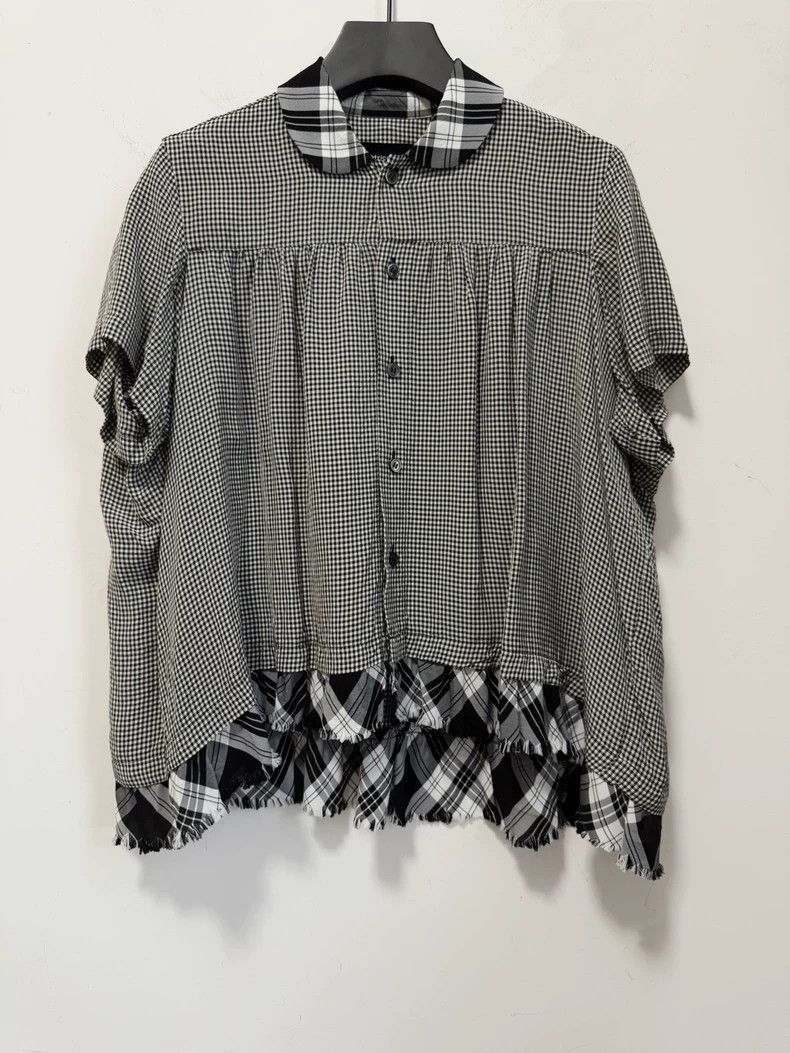Comme des Garcons CDG Tricot Checkered Top and Skirt Set - dmc Size US 30 / EU 46 - 1 Thumbnail