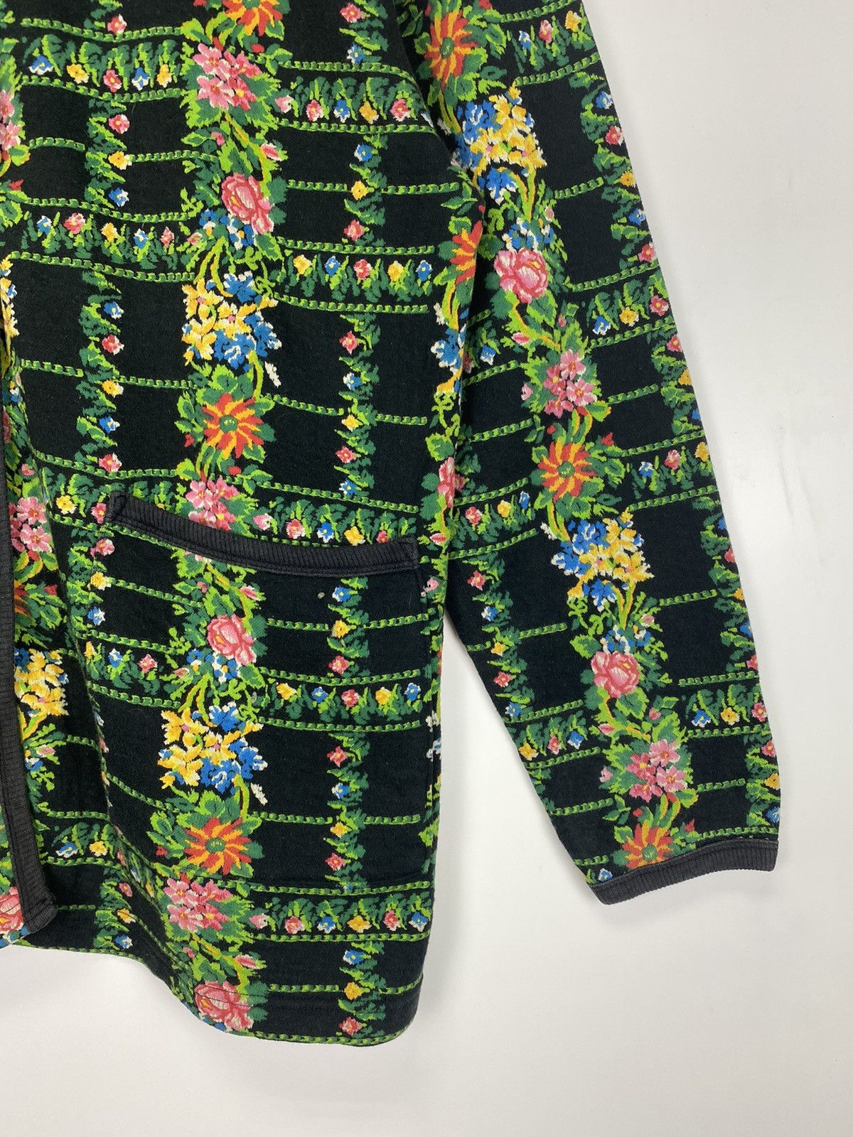 Kenzo Vintage 90’s Kenzo Floral Sweater Size M / US 6-8 / IT 42-44 - 5 Thumbnail