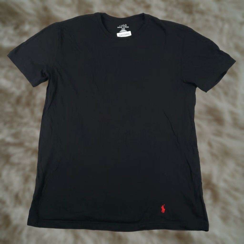 Ralph Lauren Ralph Lauren T Shirt Mens Large Black Pony Casual Short Sleeve Shirt Mens Large Black Pony logo Classic American Size US L / EU 52-54 / 3 - 1 Thumbnail