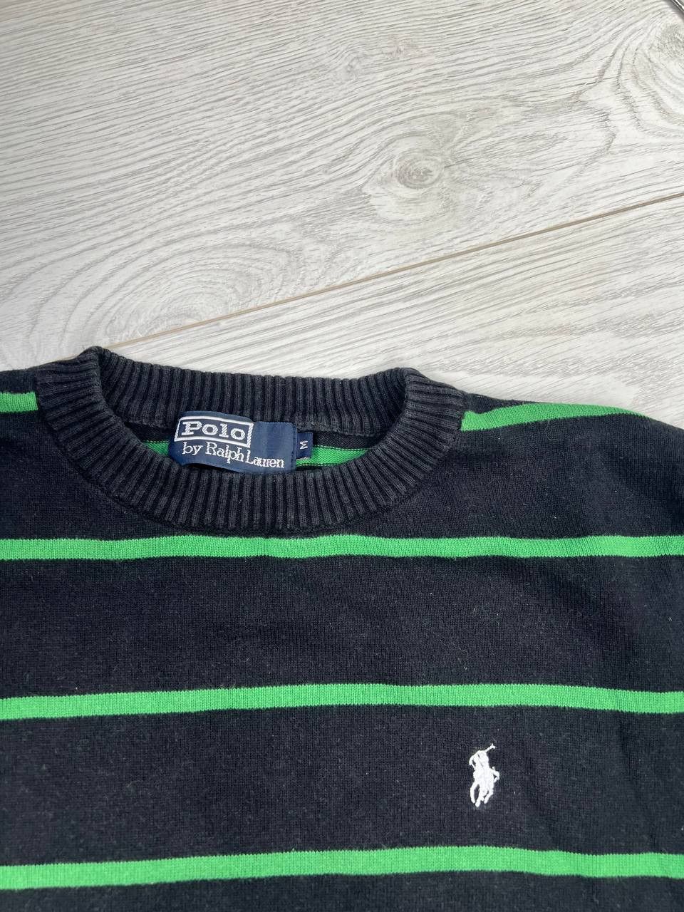 Polo Ralph Lauren × Vintage Vintage Polo Ralph Lauren Striped Boxy Sweater Y2K L Size US M / EU 48-50 / 2 - 6 Thumbnail