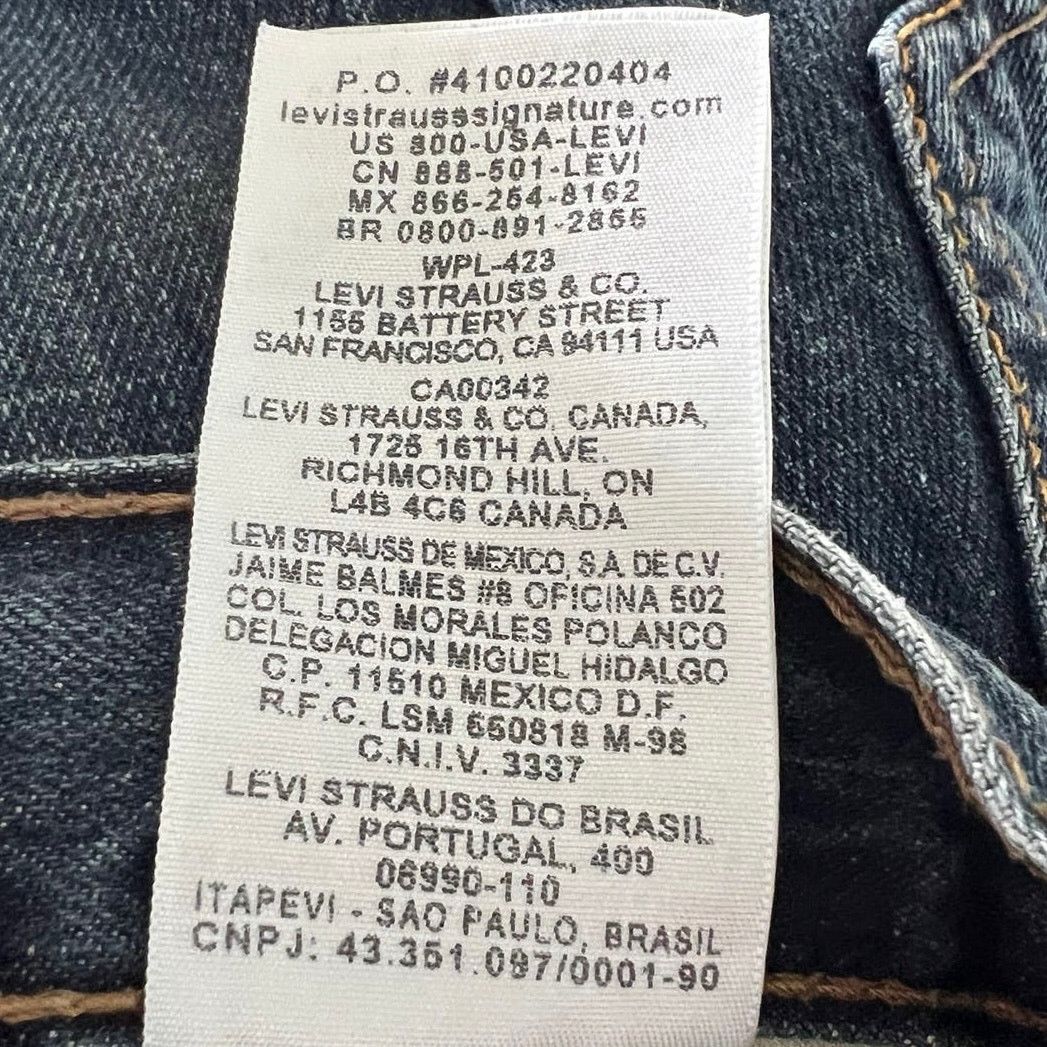 Levi's Levi’s Signature Slim Straight jeans Men’s 30 x 30. Size US 30 / EU 46 - 6 Thumbnail