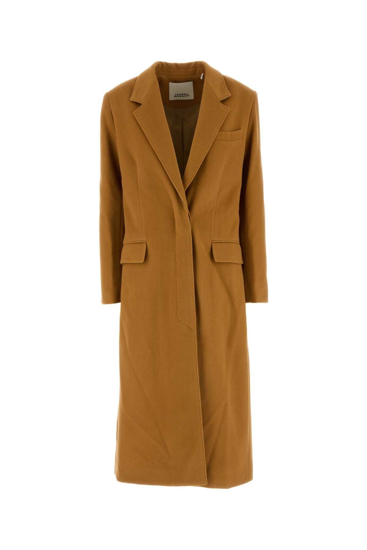 Isabel Marant Copper Wool Blend Ellenita Coat Size XS / US 0-2 / IT 36-38 - 1 Thumbnail