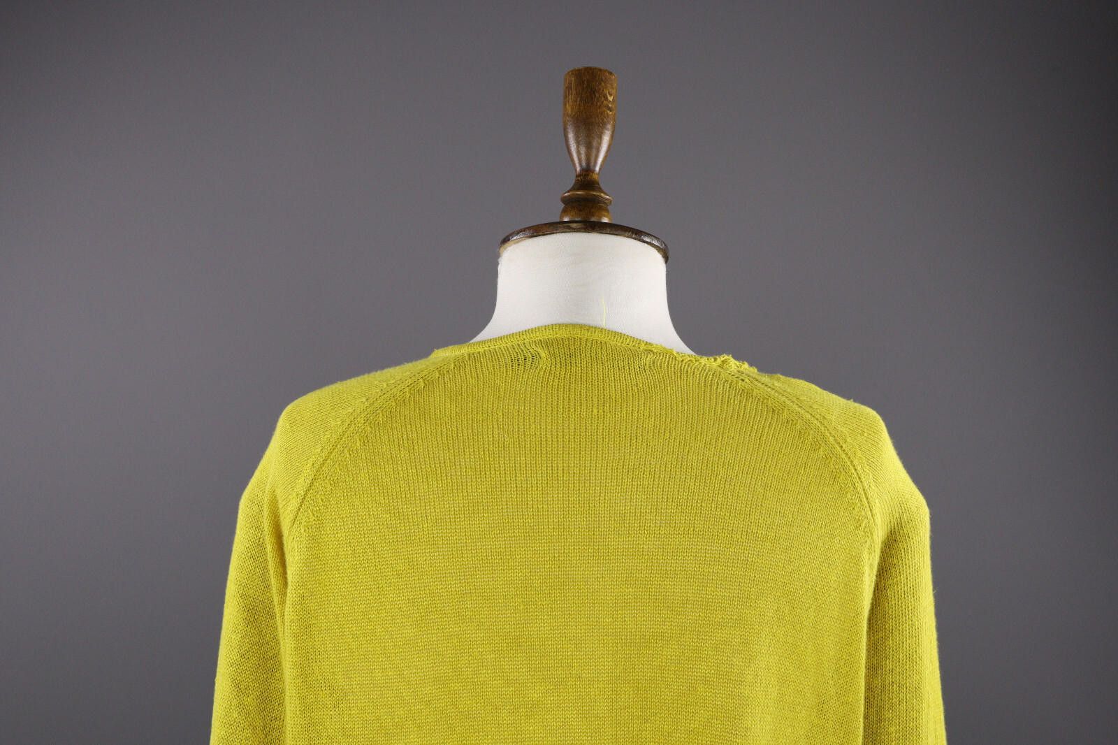 Designer Ladies Gudrun Sjöden Yellow Linen Cardigan Sweater Size L Size L / US 10 / IT 46 - 7 Thumbnail