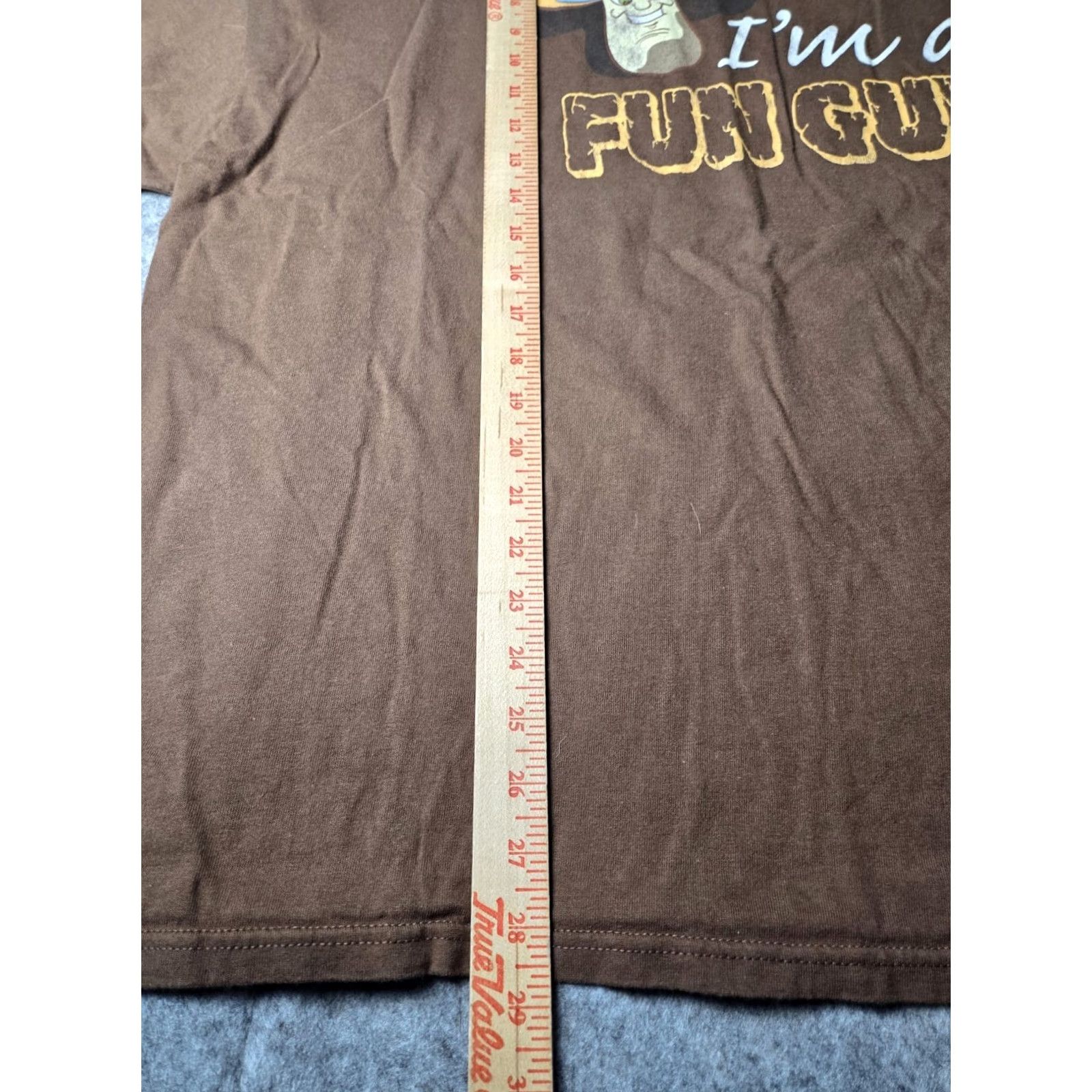Delta Delta Pro Weight T Shirt Brown I'm A Fun Guy Short Sleeve 2XL Crew Neck Men Shirt Size US XXL / EU 58 / 5 - 5 Thumbnail