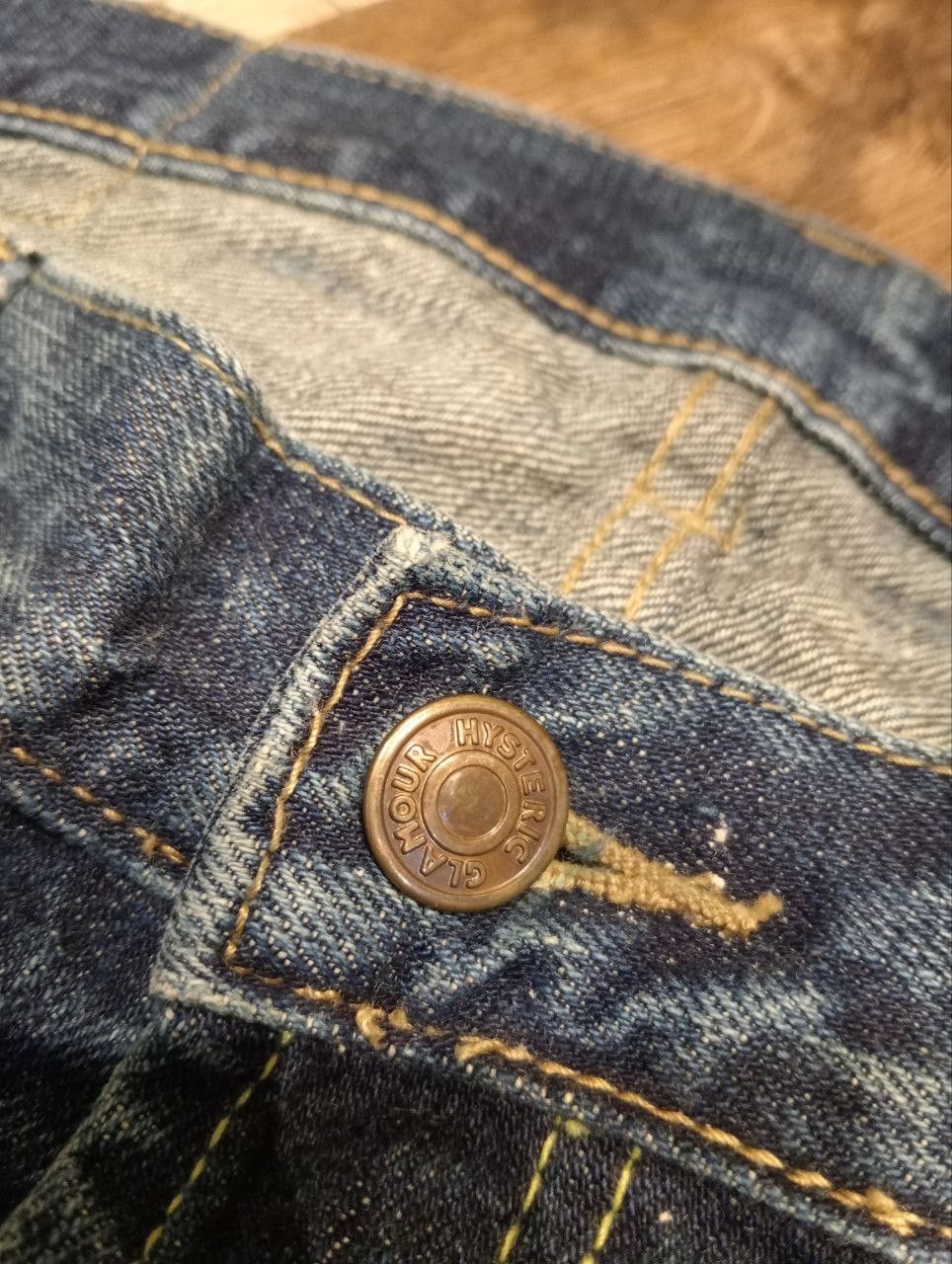 Hysteric Glamour VINTAGE HYSTERIC GLAMOUR DENIM SELVEDGE PANTS Size US 32 / EU 48 - 6 Thumbnail