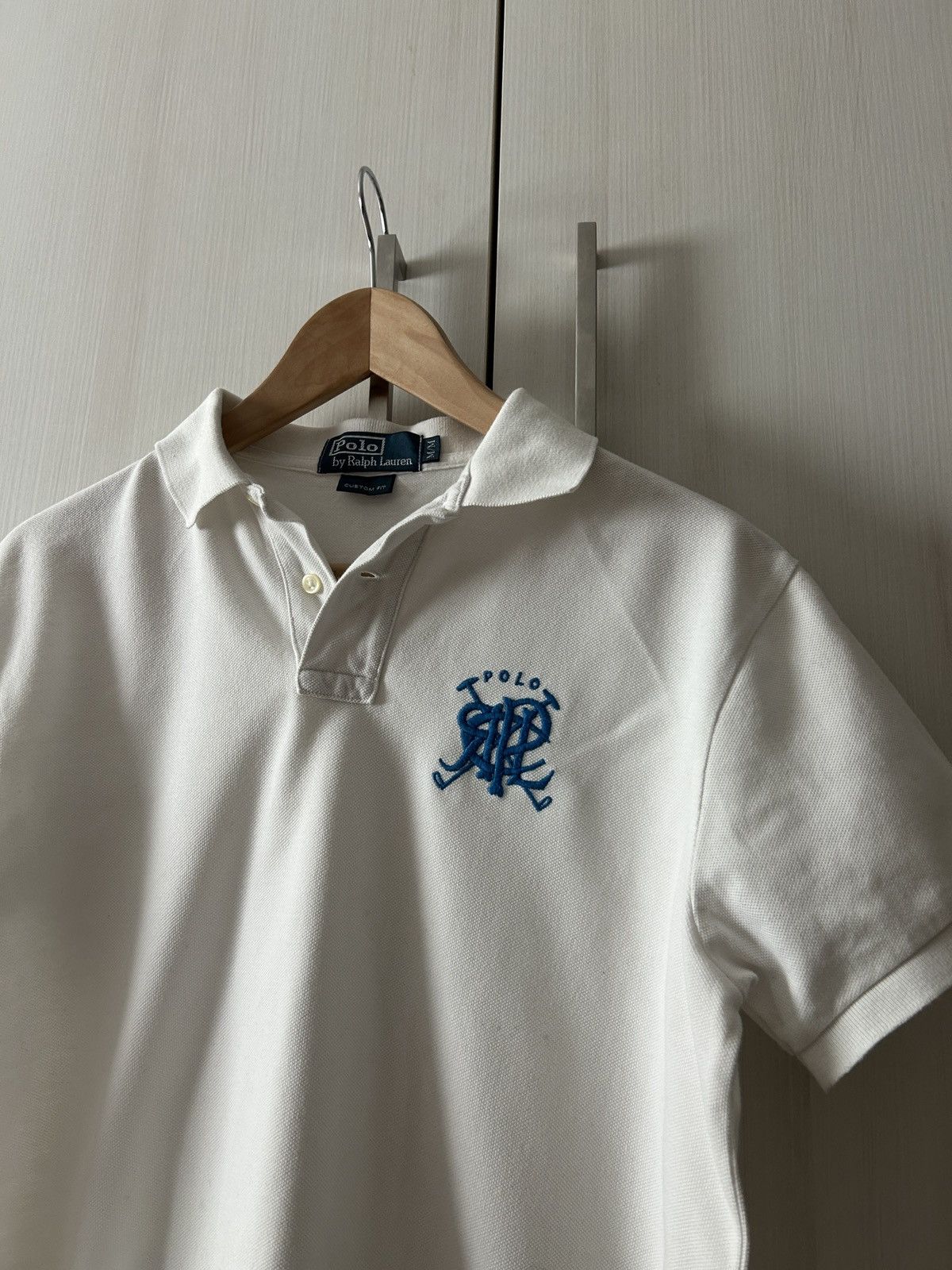 Polo Ralph Lauren Vintage Polo Ralph Lauren white polos mens RRL golf Size US M / EU 48-50 / 2 - 2 Thumbnail