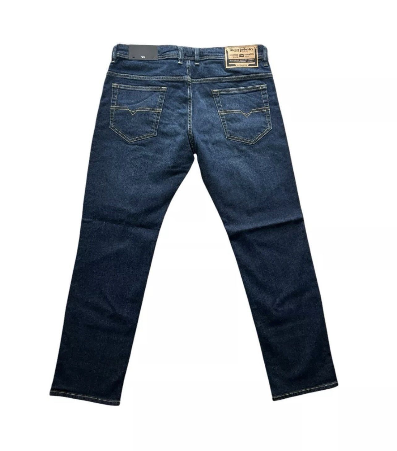 Diesel Diesel Mens Safado Straight Jeans RM065 Dark Blue Size 30/32 Size US 30 / EU 46 - 4 Thumbnail