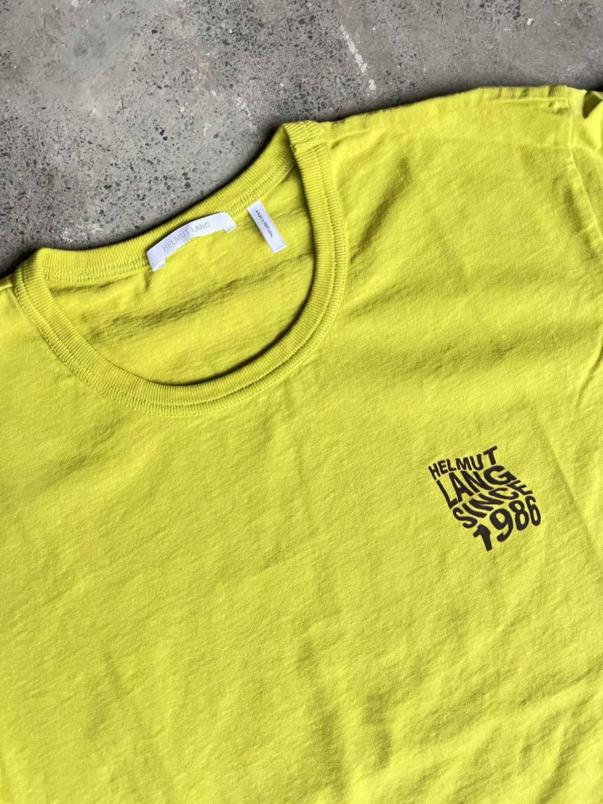 Helmut Lang helmut lang graphic tee Size US L / EU 52-54 / 3 - 5 Thumbnail