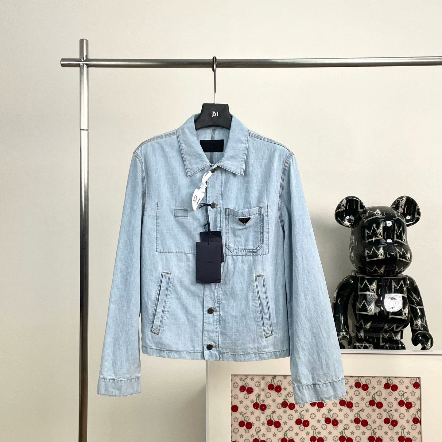 Prada Prada Denim Blue Shirt l Men Size US L / EU 52-54 / 3 - 1 Thumbnail
