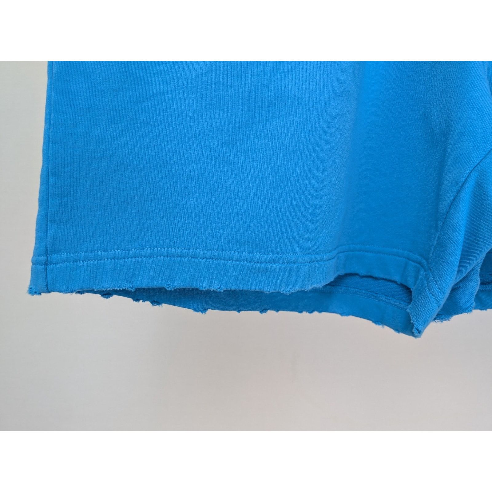Balenciaga o1rshd1 Q:2 / Pol Camp Crack Print Med Moll Shorts in Blue Size US 32 / EU 48 - 7 Thumbnail