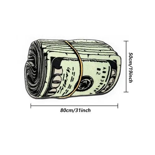 VIBE 3D Money Shape Soft Rug Size ONE SIZE - 7 Thumbnail