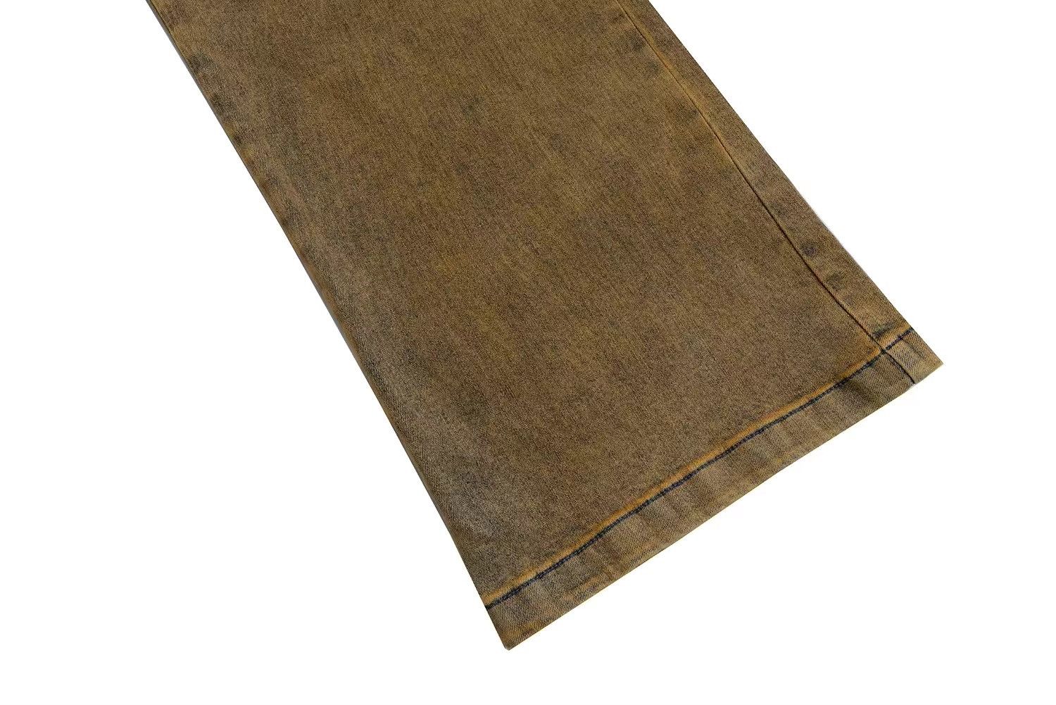 Jean Gradient Color Washed Baggy Drawstring Jeans Size US 33 - 6 Thumbnail
