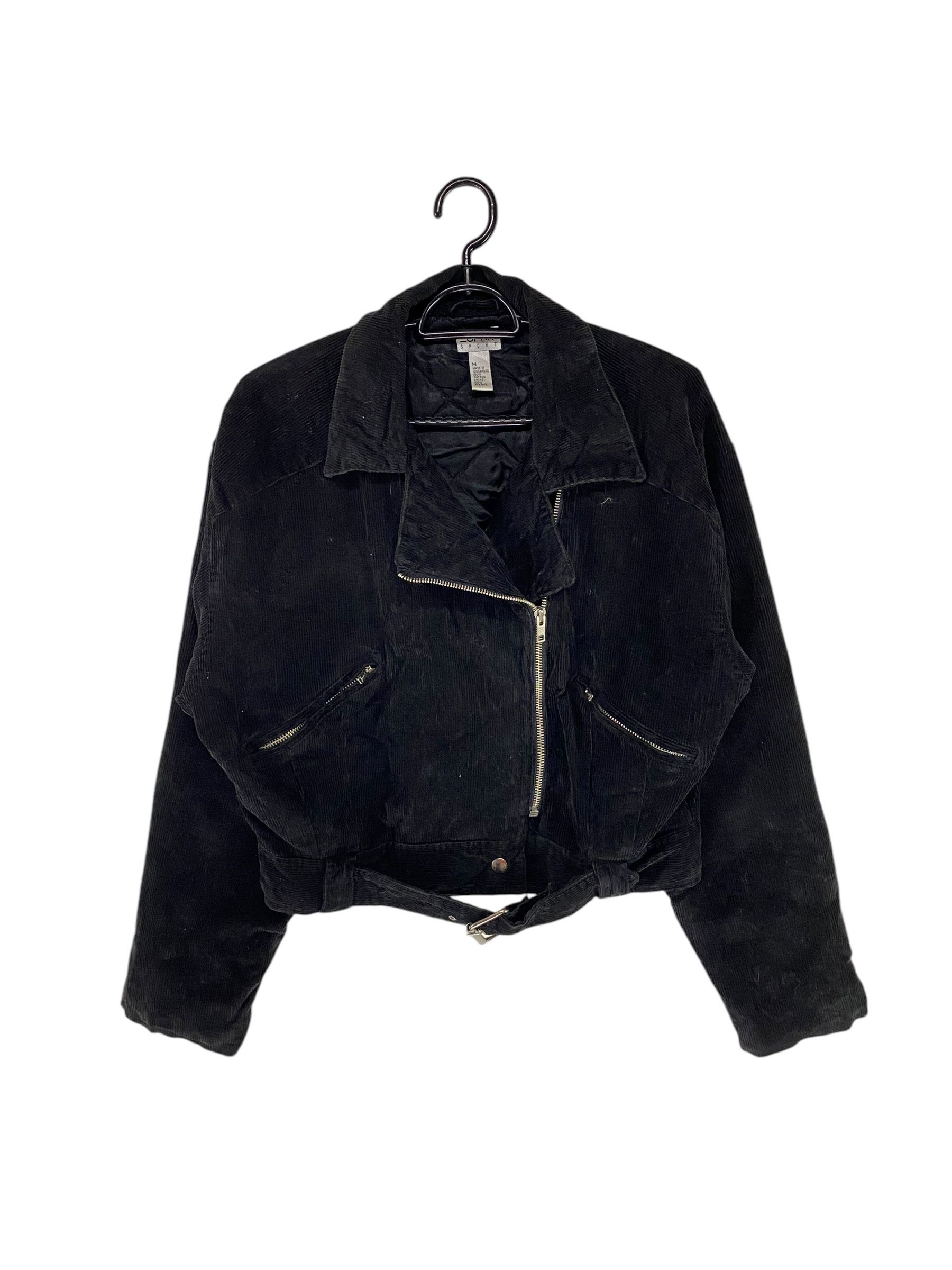 Esprit × Vintage 90s Esprit double collar corduroy cropped jacket Size M / US 6-8 / IT 42-44 - 1 Thumbnail
