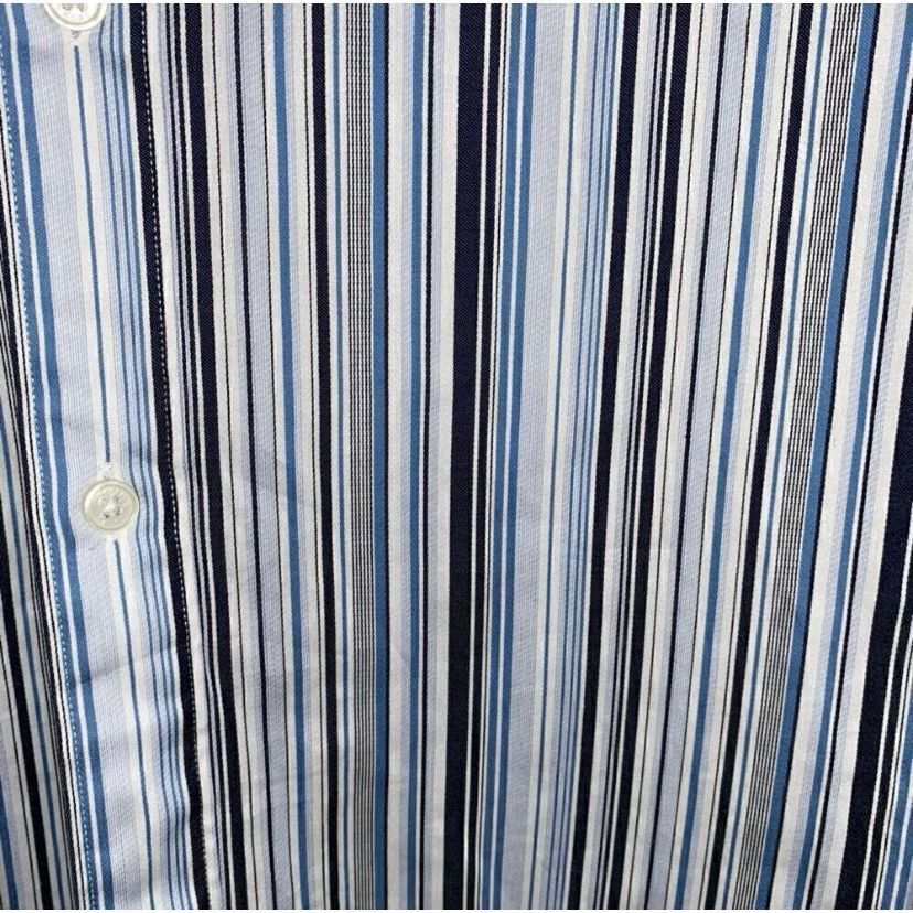 Michael Kors Michael Kors Longsleeve button down stripe dress shirt w/but Size US XXL / EU 58 / 5 - 3 Thumbnail