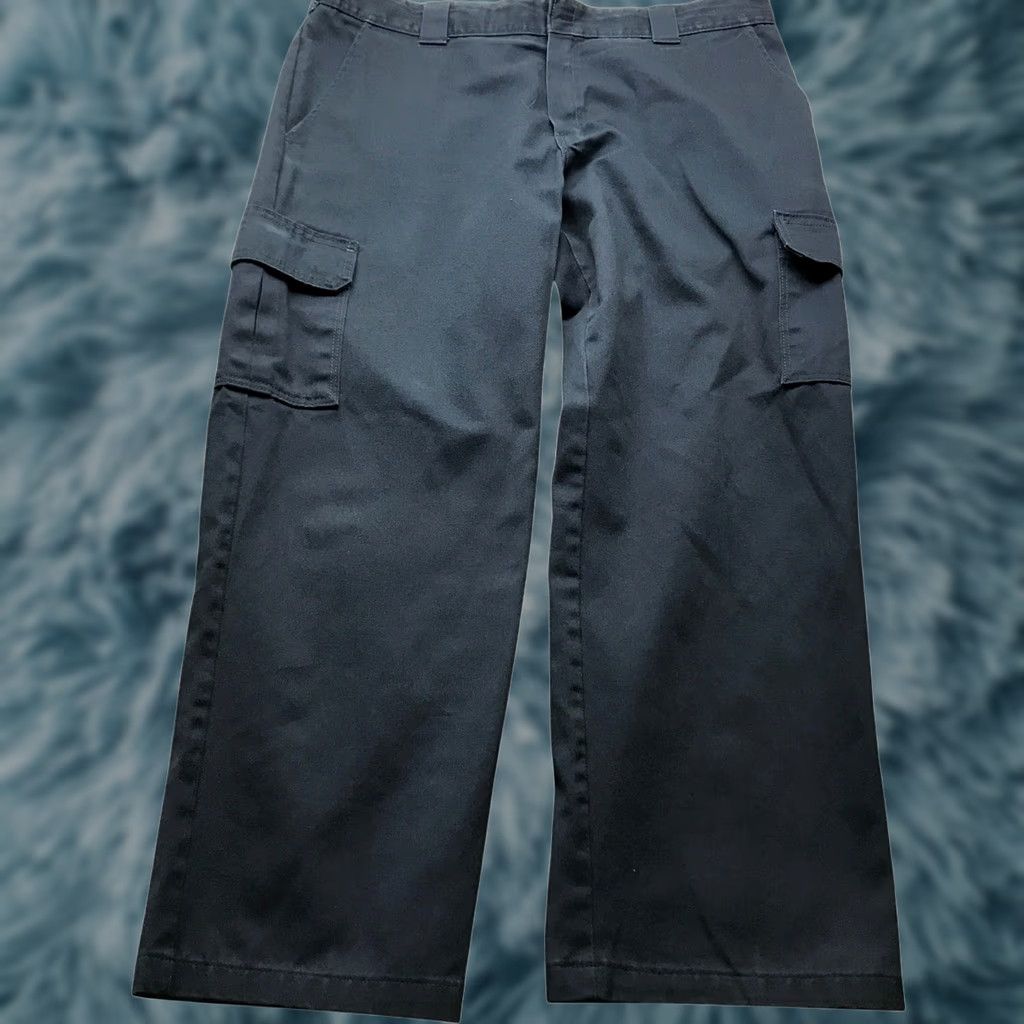 Dickies Dickies Twill Cargo Hiking Pants Mens Size 40x30 Relaxed Straight Logo Navy Size US 40 / EU 56 - 1 Thumbnail