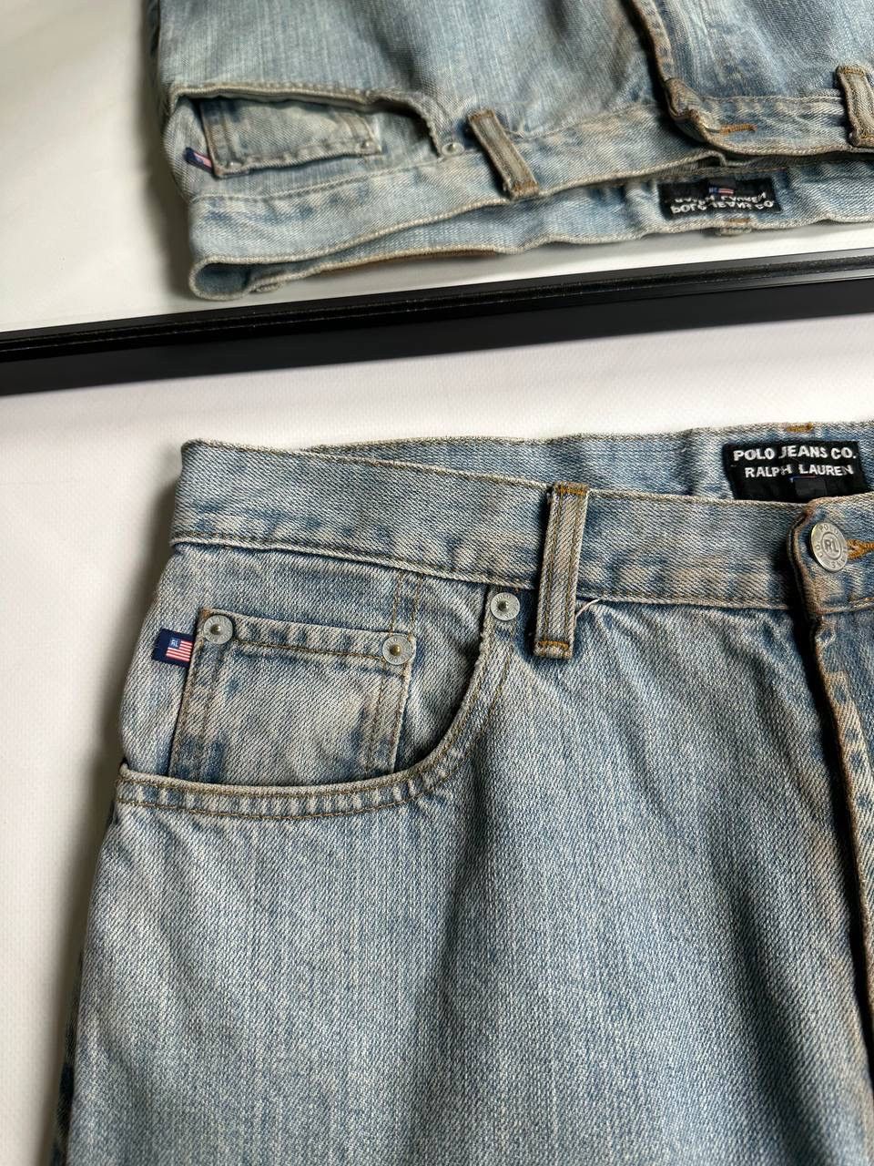 Polo Ralph Lauren Vintage Polo Ralph Lauren Washed Dirty Baggy Jeans USA Size US 34 / EU 50 - 11 Thumbnail