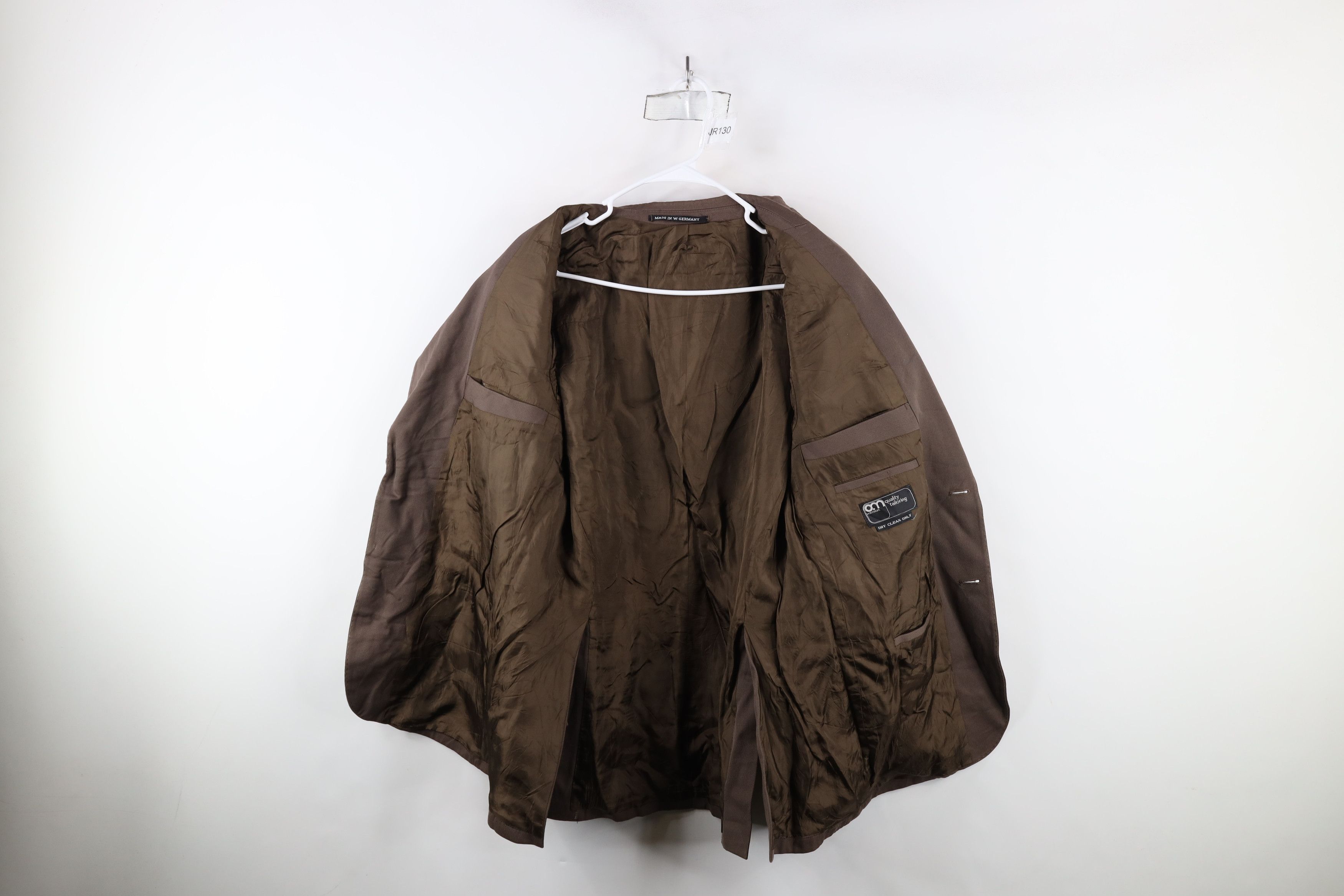 Vintage Vintage 70s Streetwear Suit Coat Jacket Brown W Germany Size US L / EU 52-54 / 3 - 9 Thumbnail