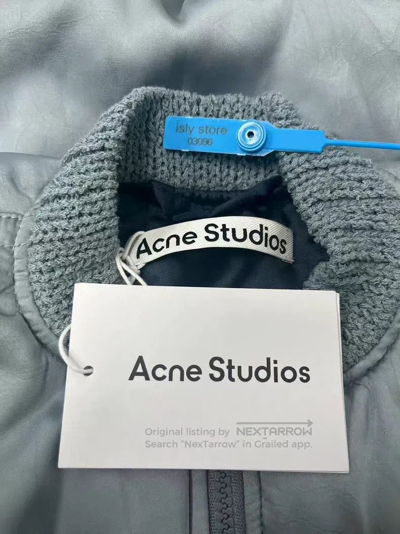 Acne Studios Acne Studios Solid Pocket Jacket Misty Blue Size 4XL / US 24-26 - 4 Thumbnail