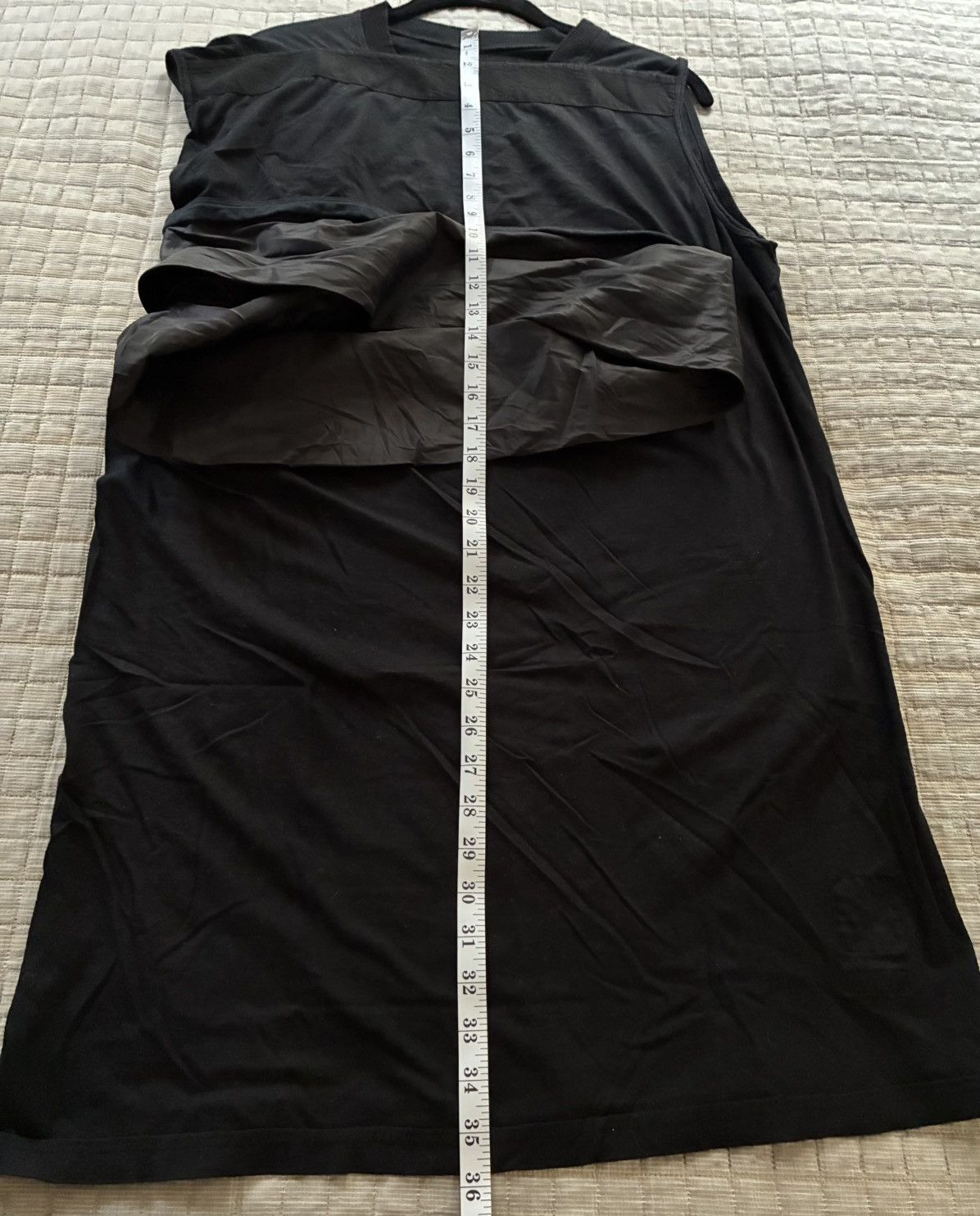Rick Owens Rick Owens Sphinx peep hole Black Sleeveless Shirt 2015 Size US M / EU 48-50 / 2 - 12 Thumbnail