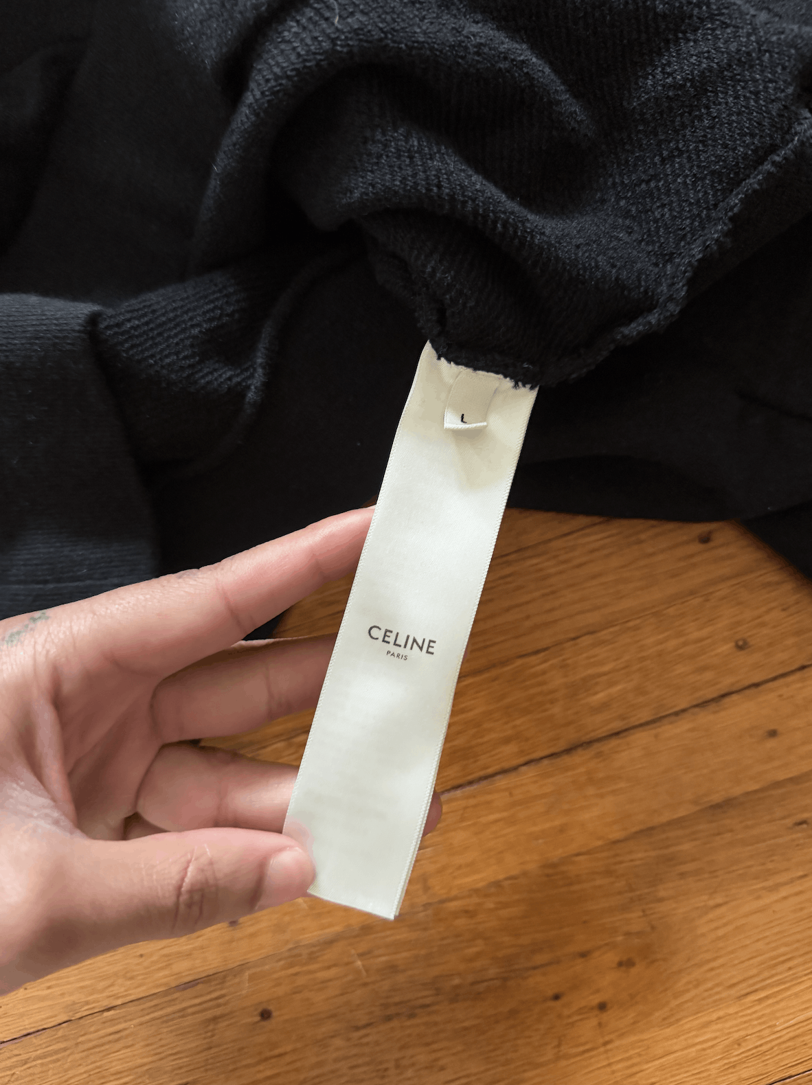 Celine Celine Logo Patched Sweatshirt Size US L / EU 52-54 / 3 - 6 Thumbnail