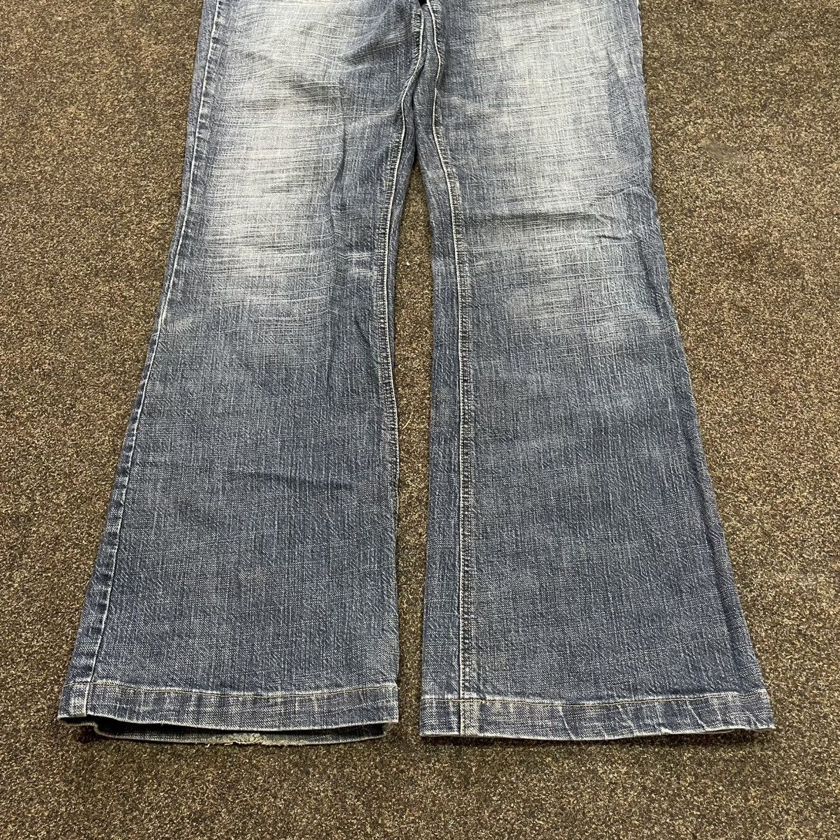 Vintage Vintage 90s Y2K Baggy Flared Jeans Skate Grunge Washed 32 Size 32" / US 10 / IT 46 - 4 Thumbnail
