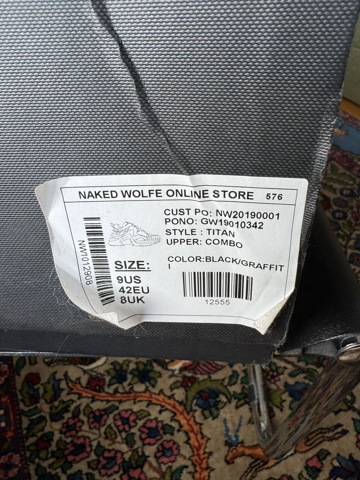 NAKED WOLFE GRAFFITI TITAN Size US 9 / EU 42 - 8 Thumbnail