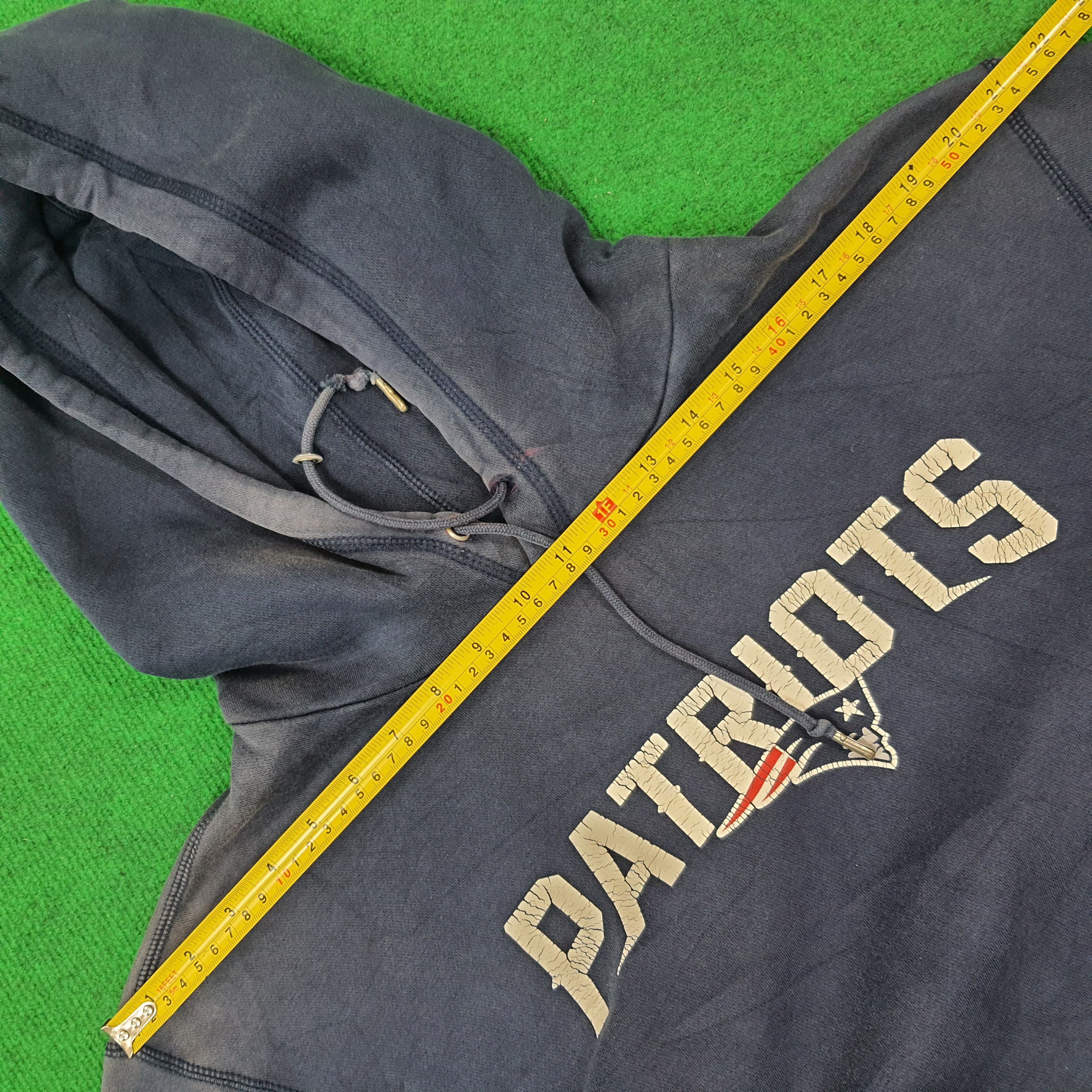 Nike × Vintage Vintage NIKE Patriots USA Sports Hoodie C215N25 Size US XXL / EU 58 / 5 - 10 Thumbnail