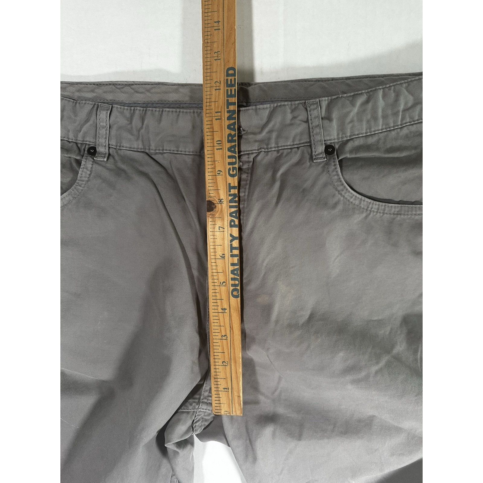 Saks Fifth Avenue Saks Fifth Avenue Gray Chino Canvas Pants Sz36 Casual Size US 36 / EU 52 - 10 Thumbnail