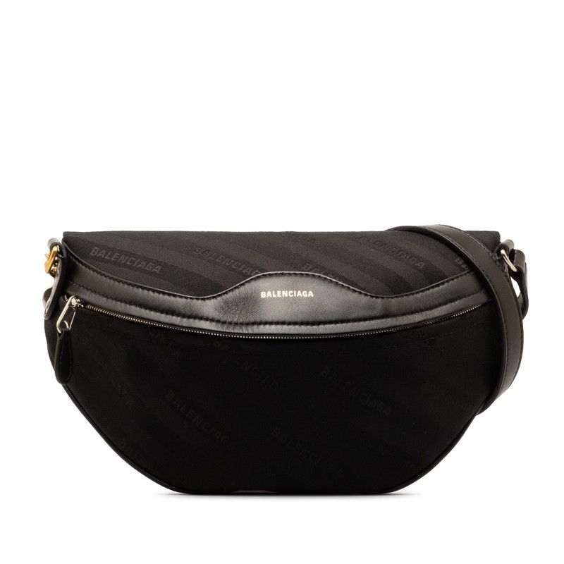image of Balenciaga Canvas Souvenir S Belt Bag in Black, Women's