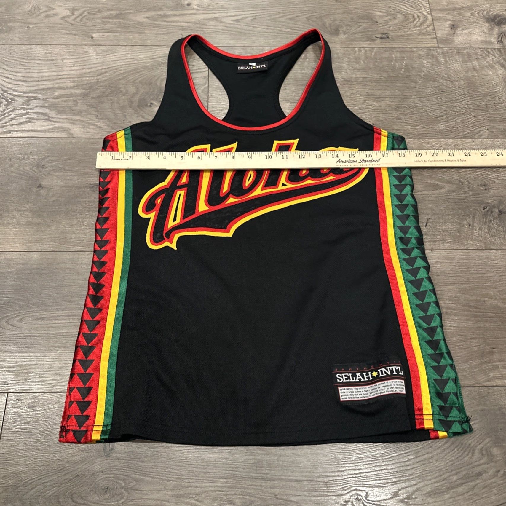 Vintage VINTAGE Selah Intl Hawaii Basketball Jersey Tank Plus Size Large Green Aloha Womens Size L / US 10 / IT 46 - 3 Thumbnail