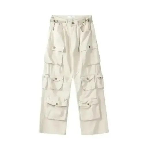 VIBE Unisex Loose Casual Spring Cargo pants Size US 36 / EU 52 - 4 Thumbnail