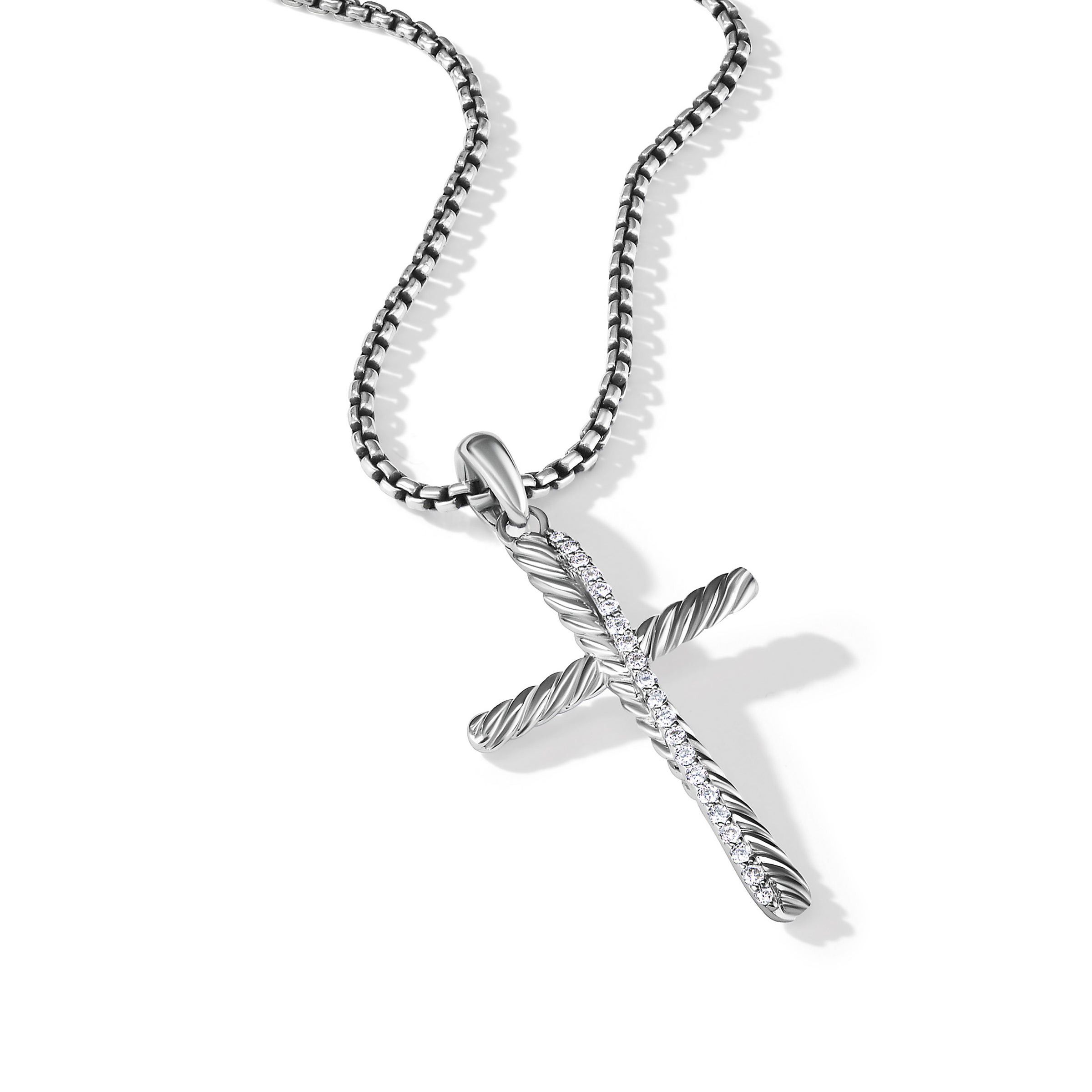 David Yurman o1w1db10526 D07374D Size:6/ Pendant in Silver with Diamond Size ONE SIZE - 3 Thumbnail