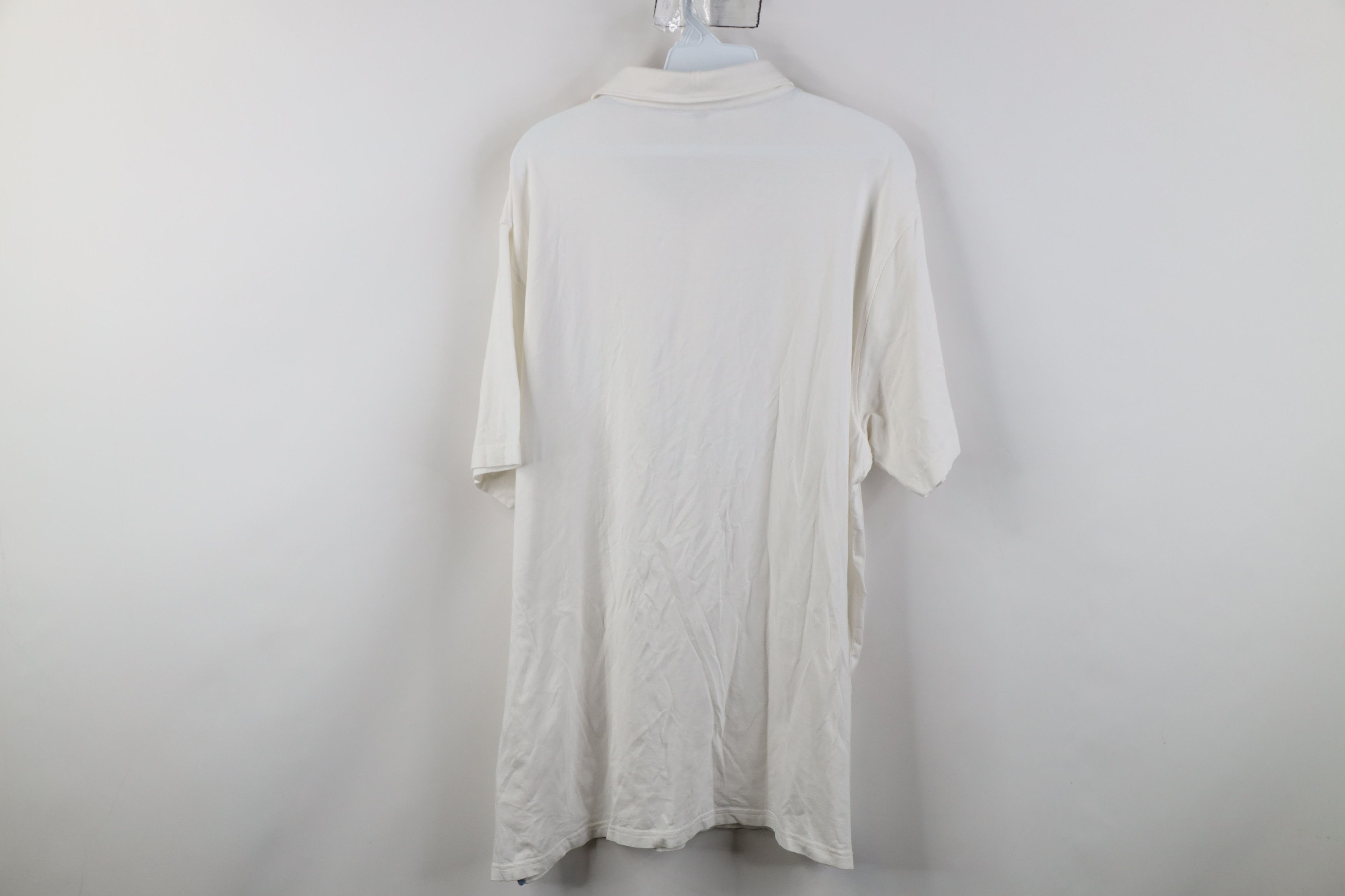 Peter Millar Peter Millar Collection Knit Collared Golf Polo Shirt White Size US XL / EU 56 / 4 - 11 Thumbnail