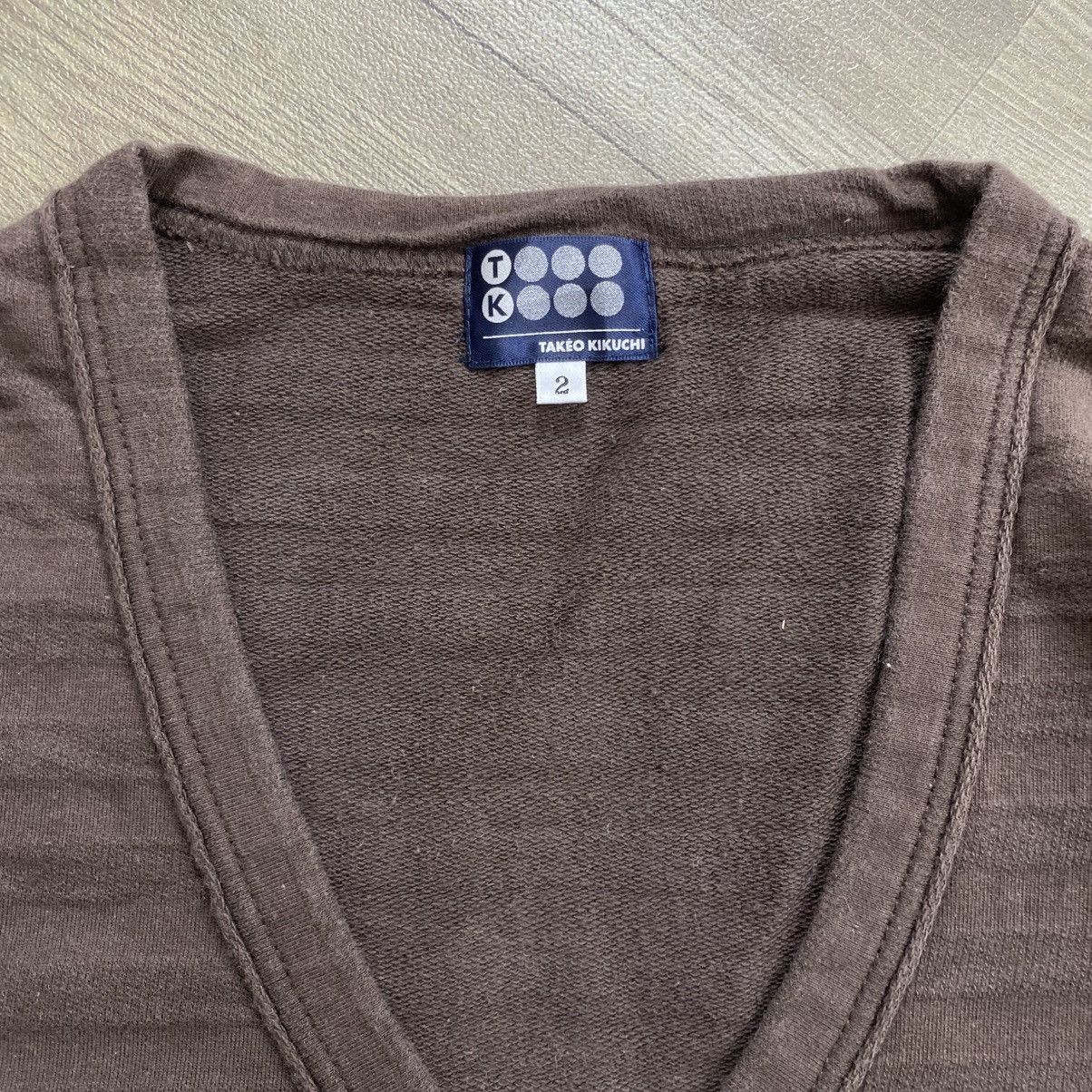 Takeo Kikuchi Vintage Takeo Kikuchi Distressed Brown Travis Scott Cardigan Size US M / EU 48-50 / 2 - 6 Thumbnail