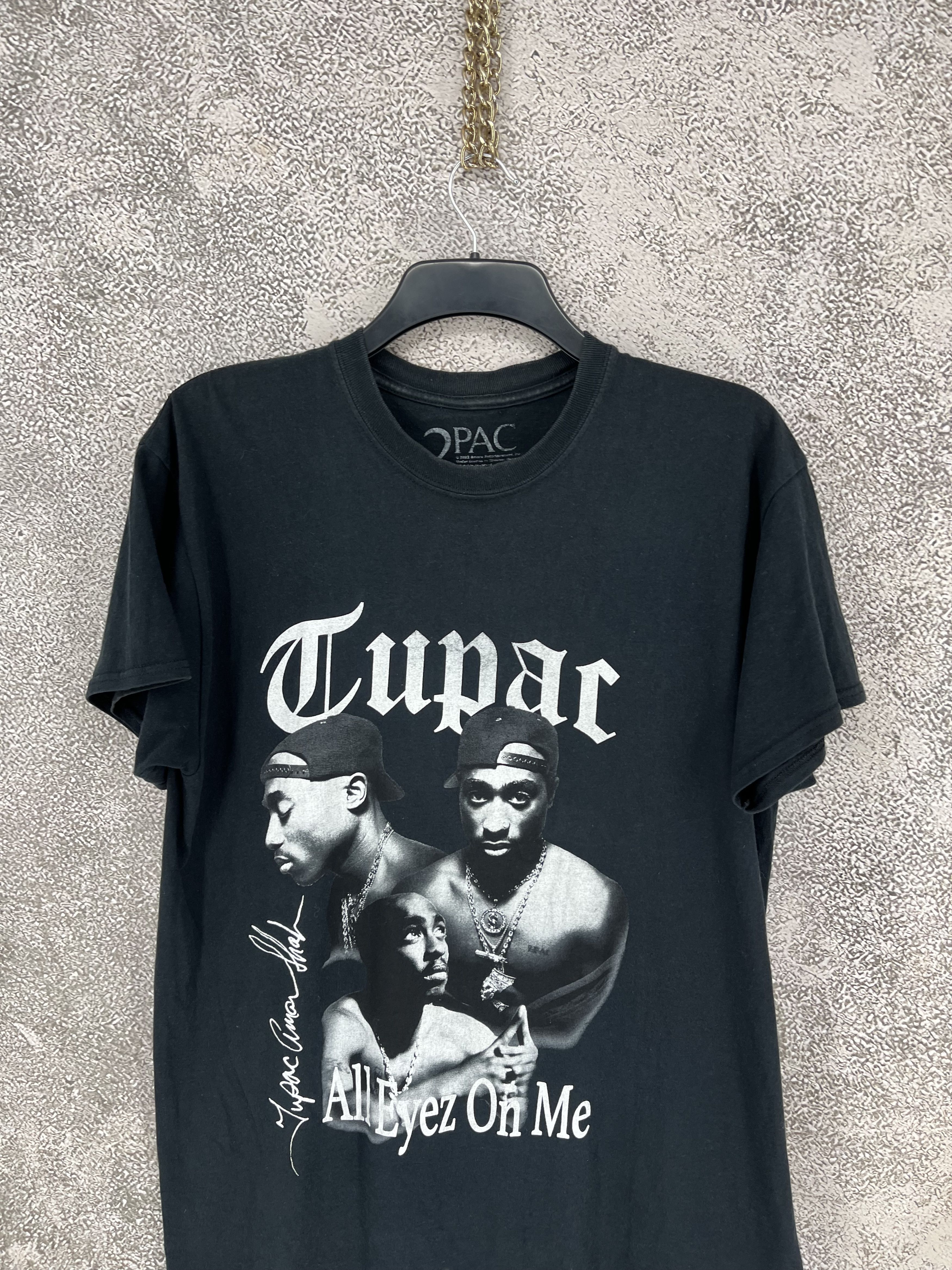 Band Tees 2PAC Rap All Eyez On Me Vintage T-Shirt Size M Size US M / EU 48-50 / 2 - 6 Thumbnail