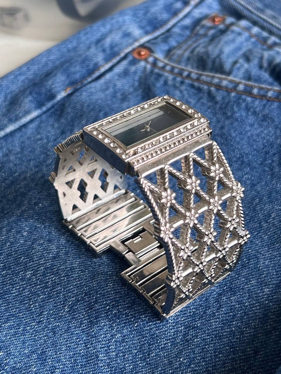 Japanese Brand × Vintage Vintage Japanese style futuristic Watch Big Bracelet Size ONE SIZE - 1 Thumbnail