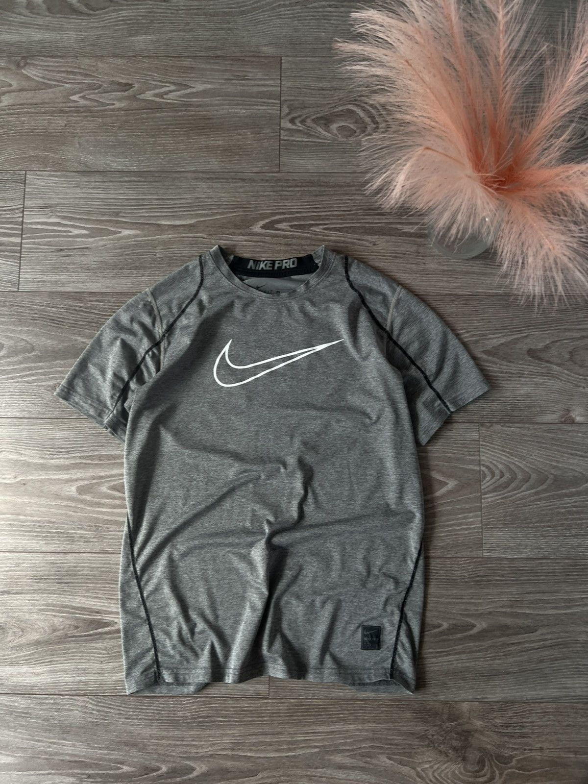 Nike ‼️Nike Pro Combat Big Logo Dri-Fit Fitted Termo T-Shirt‼️ Size US XL / EU 56 / 4 - 1 Thumbnail