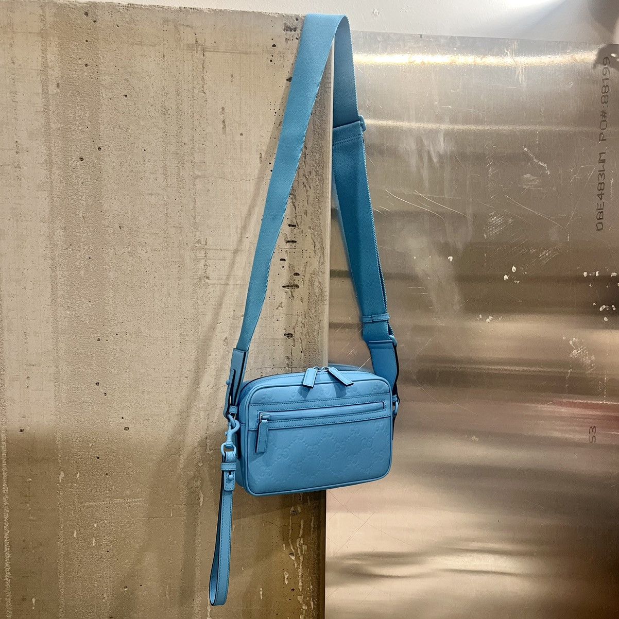Gucci $2600 Gucci GG Monogram Embossed Waterproof Leather Bag Size ONE SIZE - 1 Thumbnail