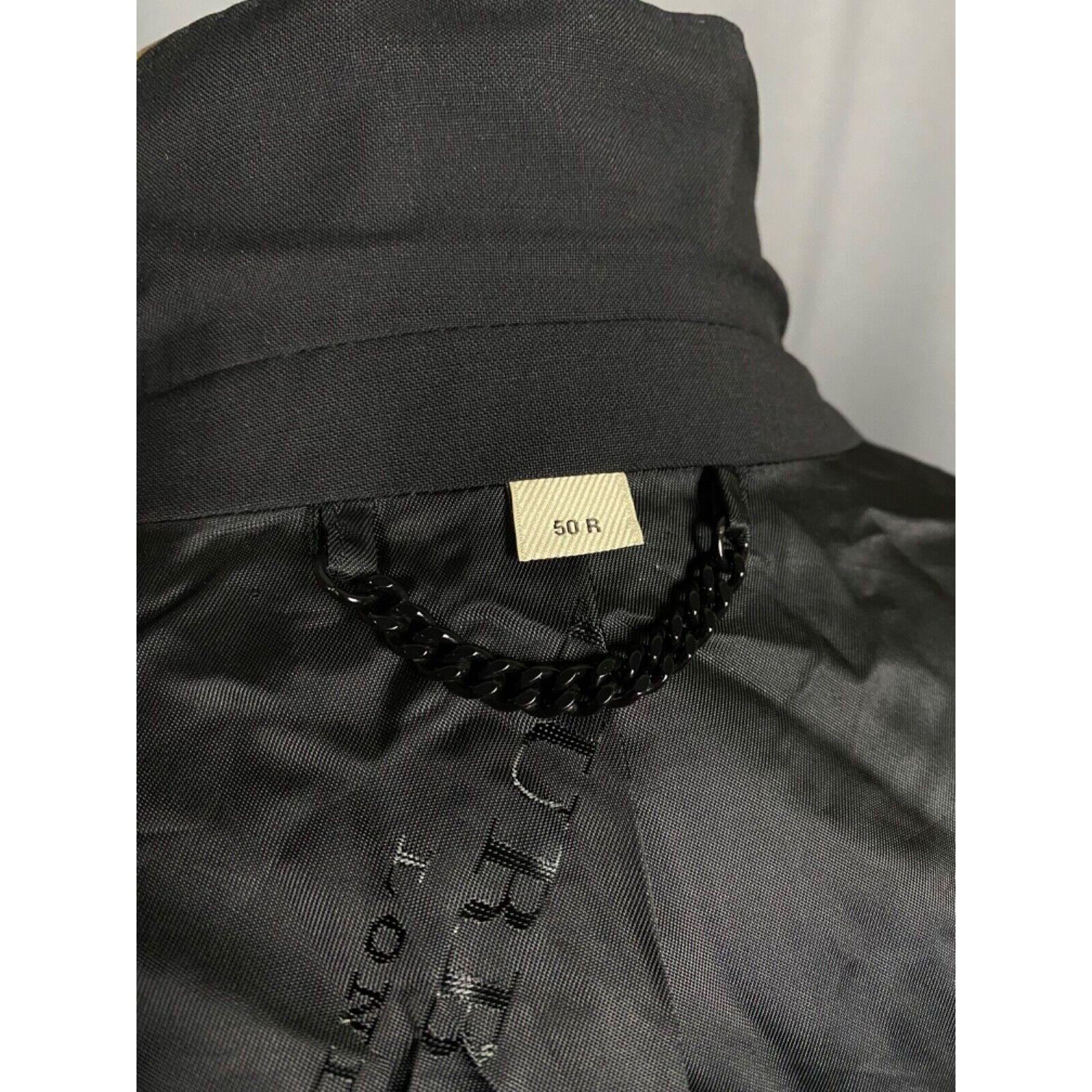 Burberry MINT! Burberry Slim Fit Men's Black Wool Blazer Sportcoat Ja Size 50R - 9 Thumbnail