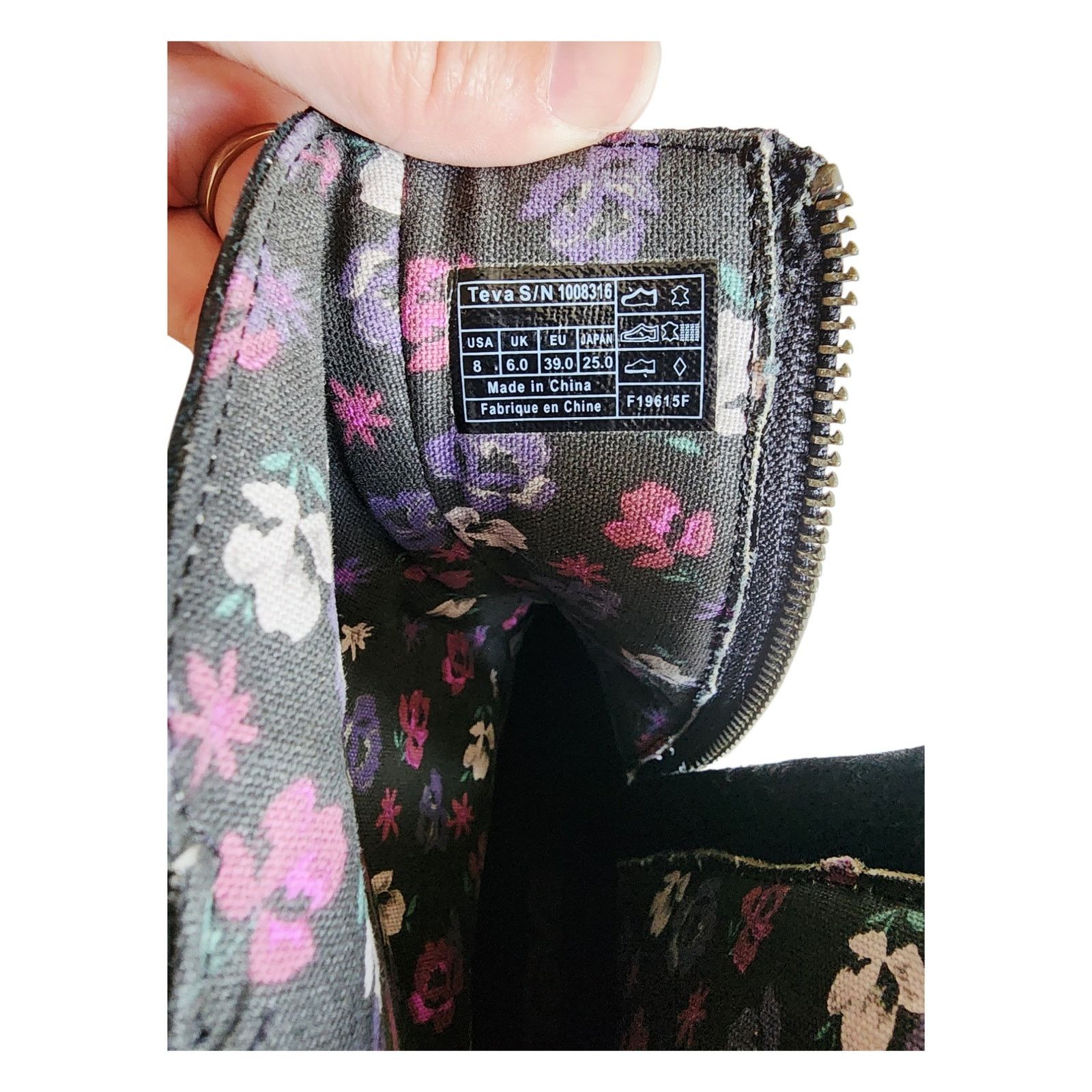 Teva Teva Foxy Mid Boots Black Size 8 Leather Side Zip Boho Size US 8 / IT 38 - 5 Thumbnail