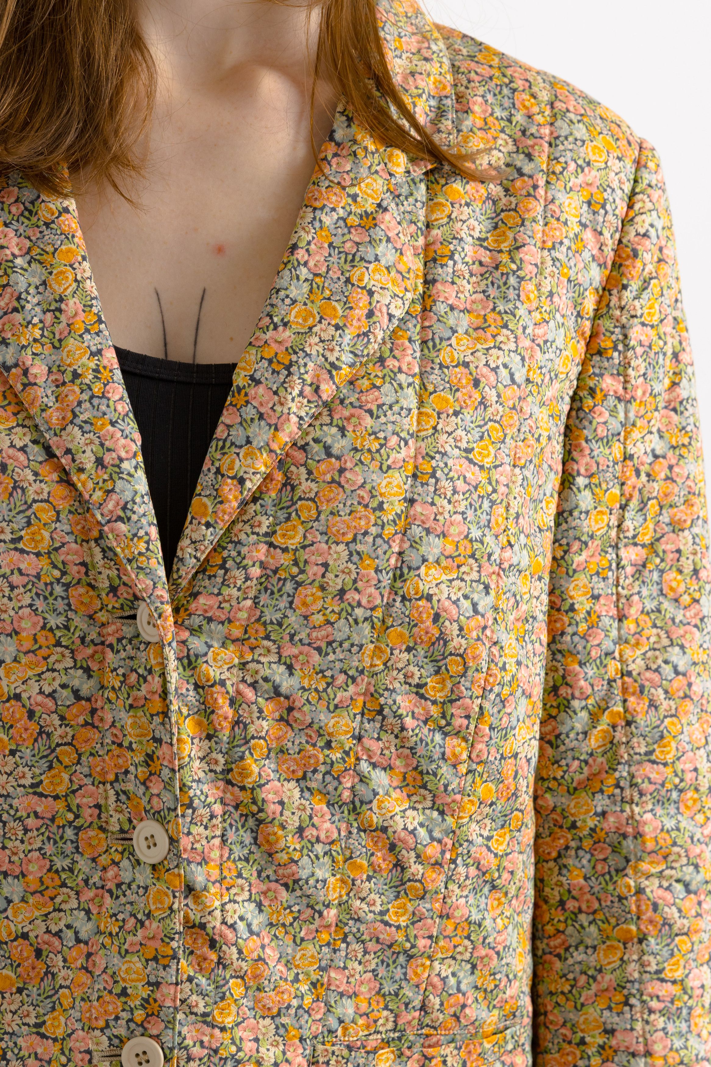 Bogner × Japanese Brand 90s Bogner Quilted Cropped Buttons Blazer 7492 Size M / US 6-8 / IT 42-44 - 6 Thumbnail
