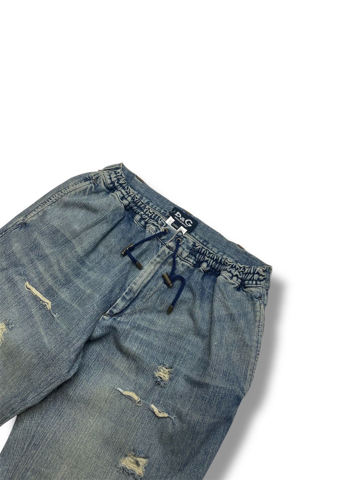 archive dolce gabbana distressed faded jeans rare