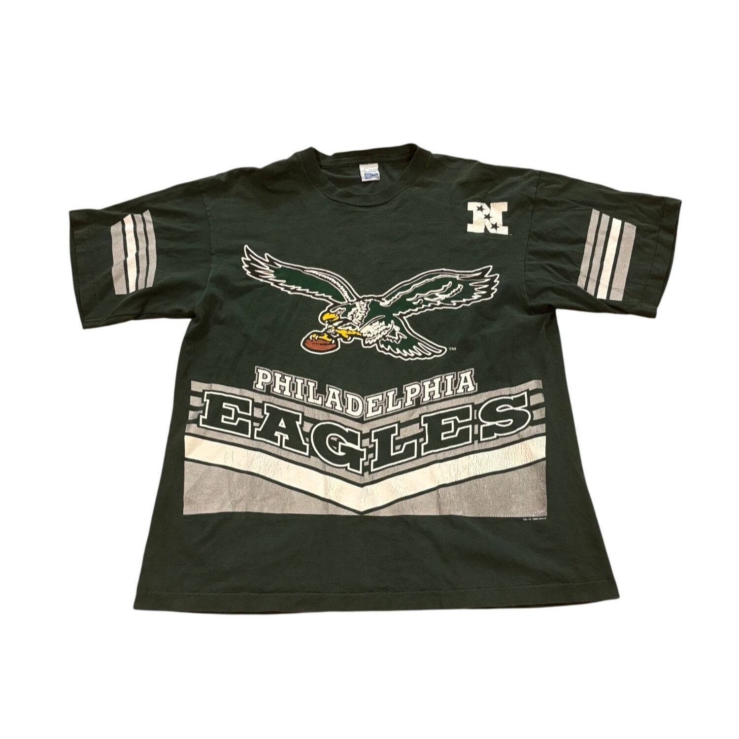 Salem Sportswear Vintage 1995 Salem Sportswear Philadelphia Eagles Double Sid Size US XXL / EU 58 / 5 - 1 Thumbnail