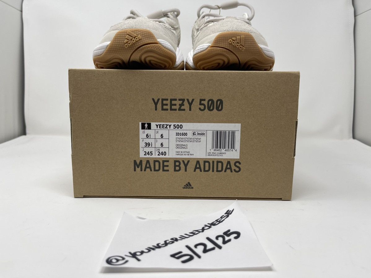 Adidas × Yeezy DEADSTOCK Yeezy 500 Stone Taupe Size 6.5 Size US 6.5 / EU 39-40 - 2 Thumbnail