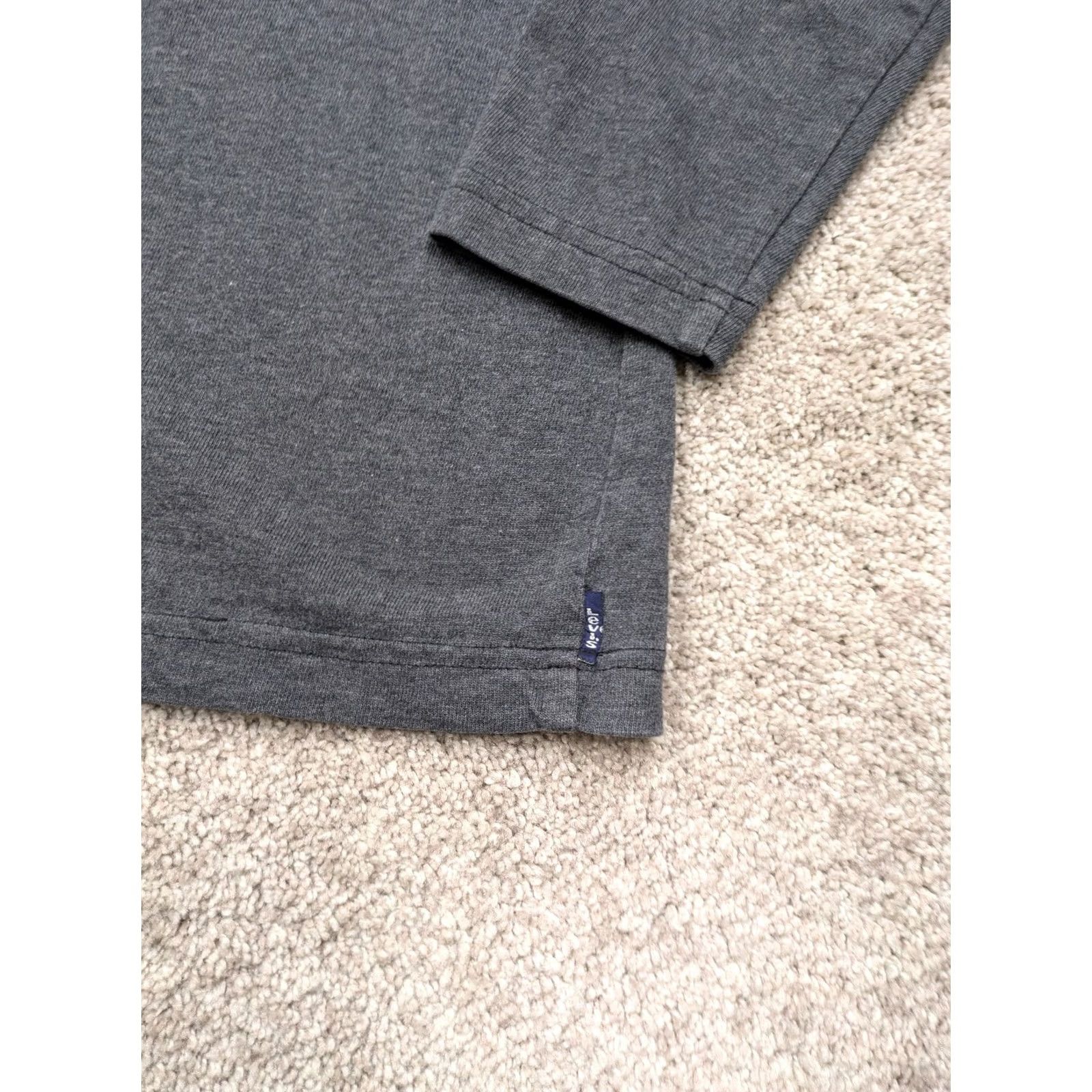 Levi's VINTAGE Levi's Sweater Men Medium V Neck Knit Gray Cotton 90s Y2K USA Size US M / EU 48-50 / 2 - 2 Thumbnail